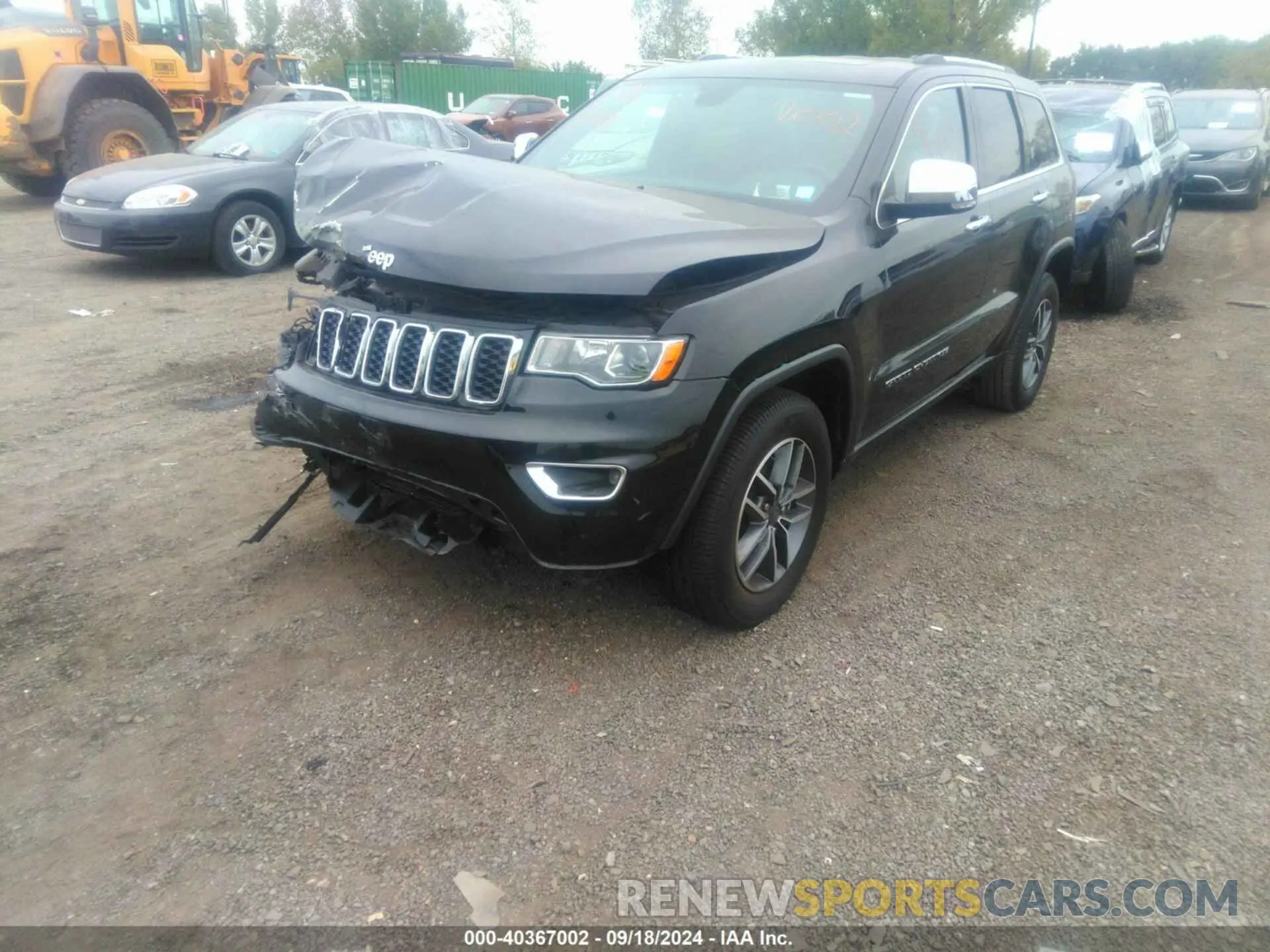 2 fotografías del automóvil dañado 1C4RJFBG9MC507498 JEEP GRAND CHEROKEE 2021