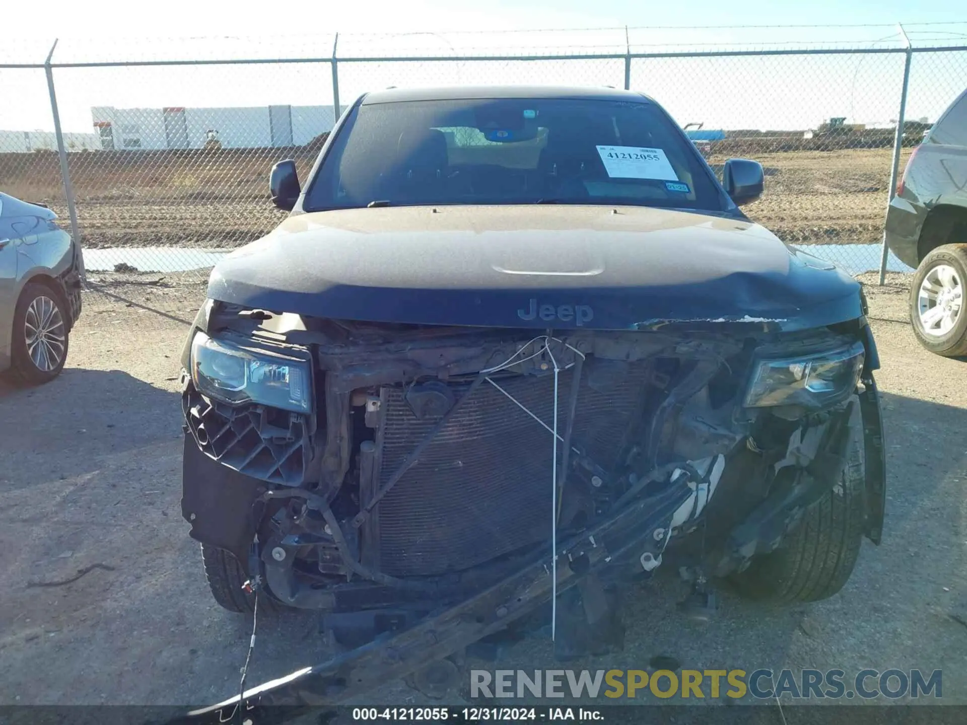 12 fotografías del automóvil dañado 1C4RJFBG9MC527654 JEEP GRAND CHEROKEE 2021