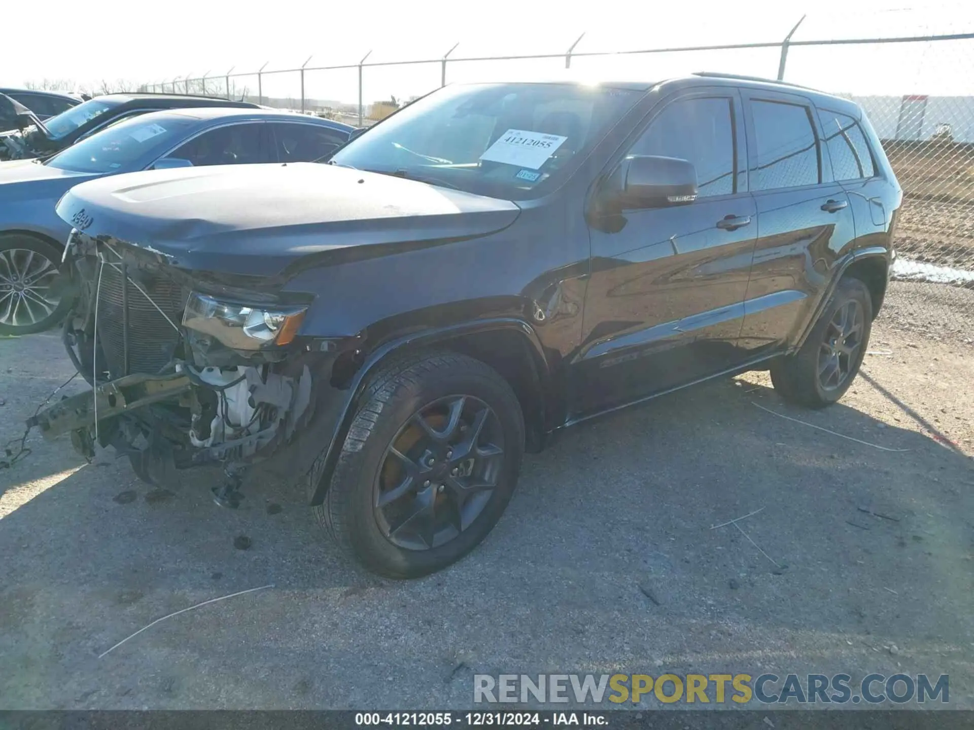 2 fotografías del automóvil dañado 1C4RJFBG9MC527654 JEEP GRAND CHEROKEE 2021