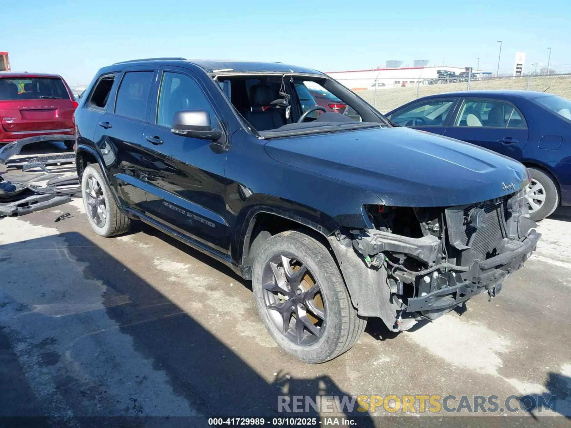 1 fotografías del automóvil dañado 1C4RJFBG9MC745643 JEEP GRAND CHEROKEE 2021