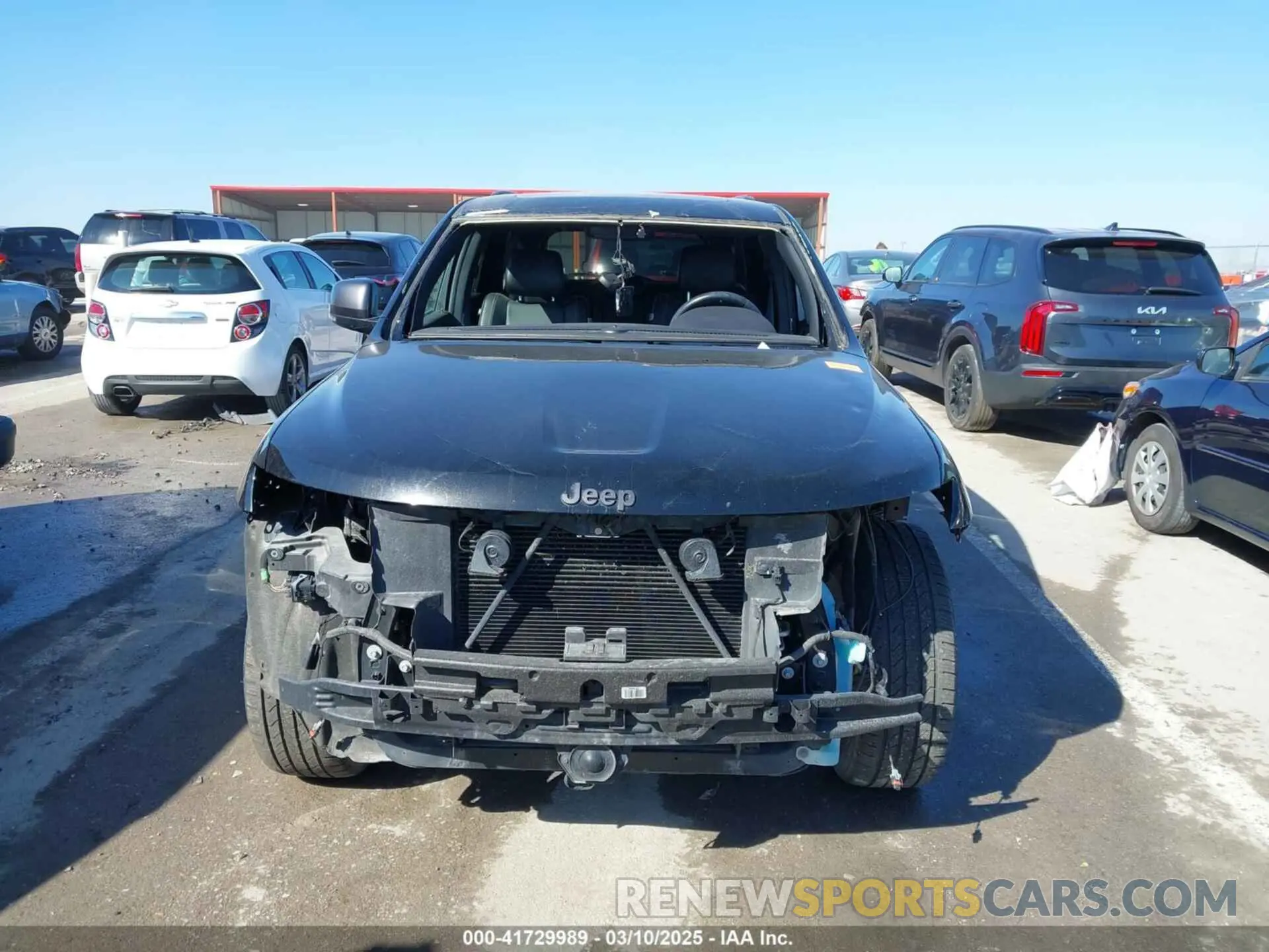 13 fotografías del automóvil dañado 1C4RJFBG9MC745643 JEEP GRAND CHEROKEE 2021