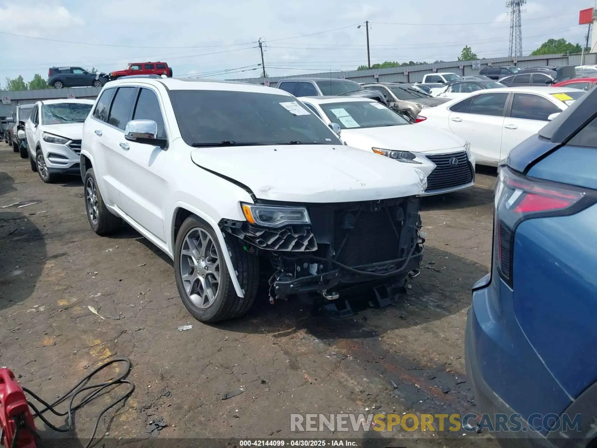 1 fotografías del automóvil dañado 1C4RJFCG0MC607195 JEEP GRAND CHEROKEE 2021