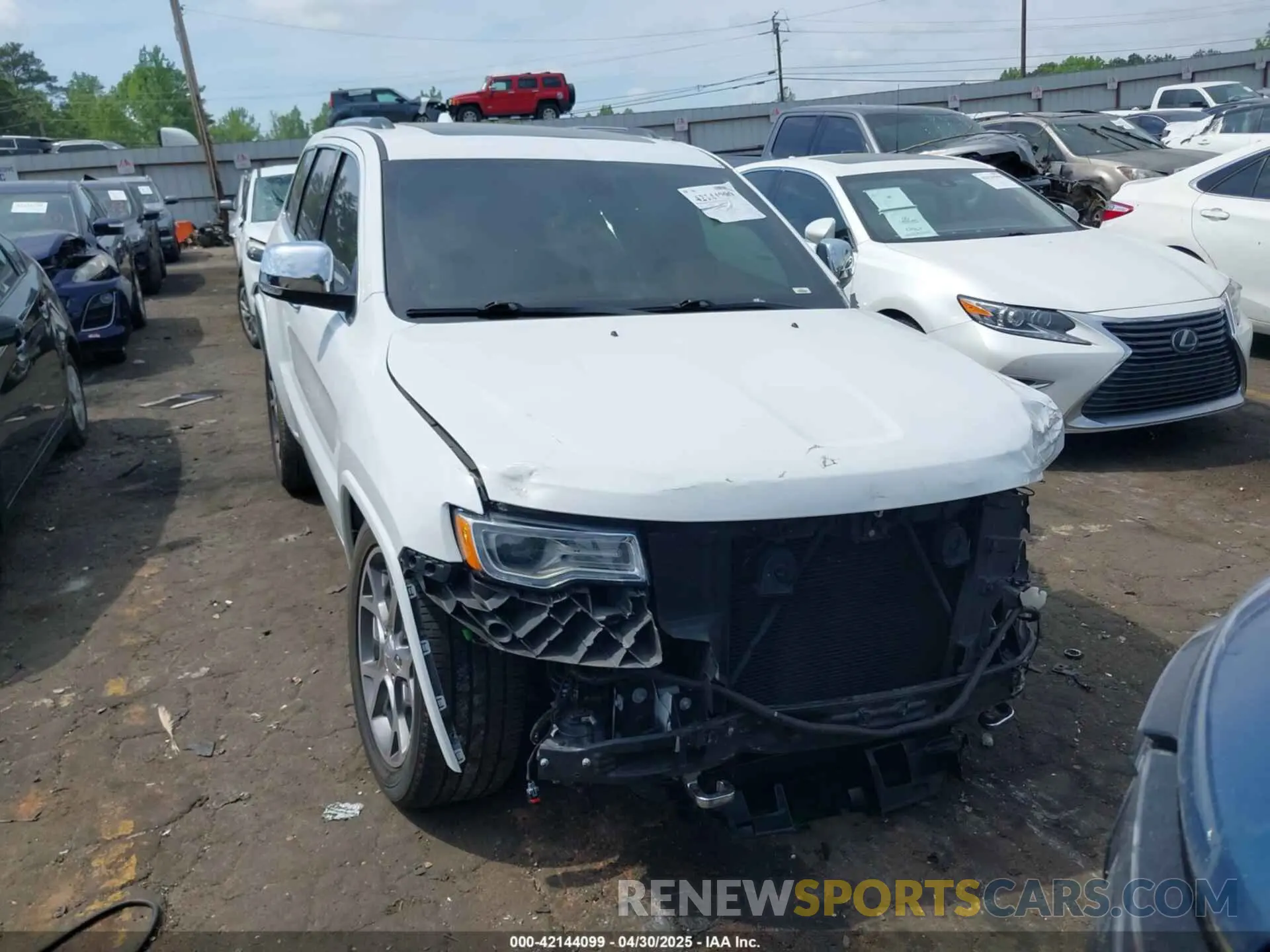 12 fotografías del automóvil dañado 1C4RJFCG0MC607195 JEEP GRAND CHEROKEE 2021