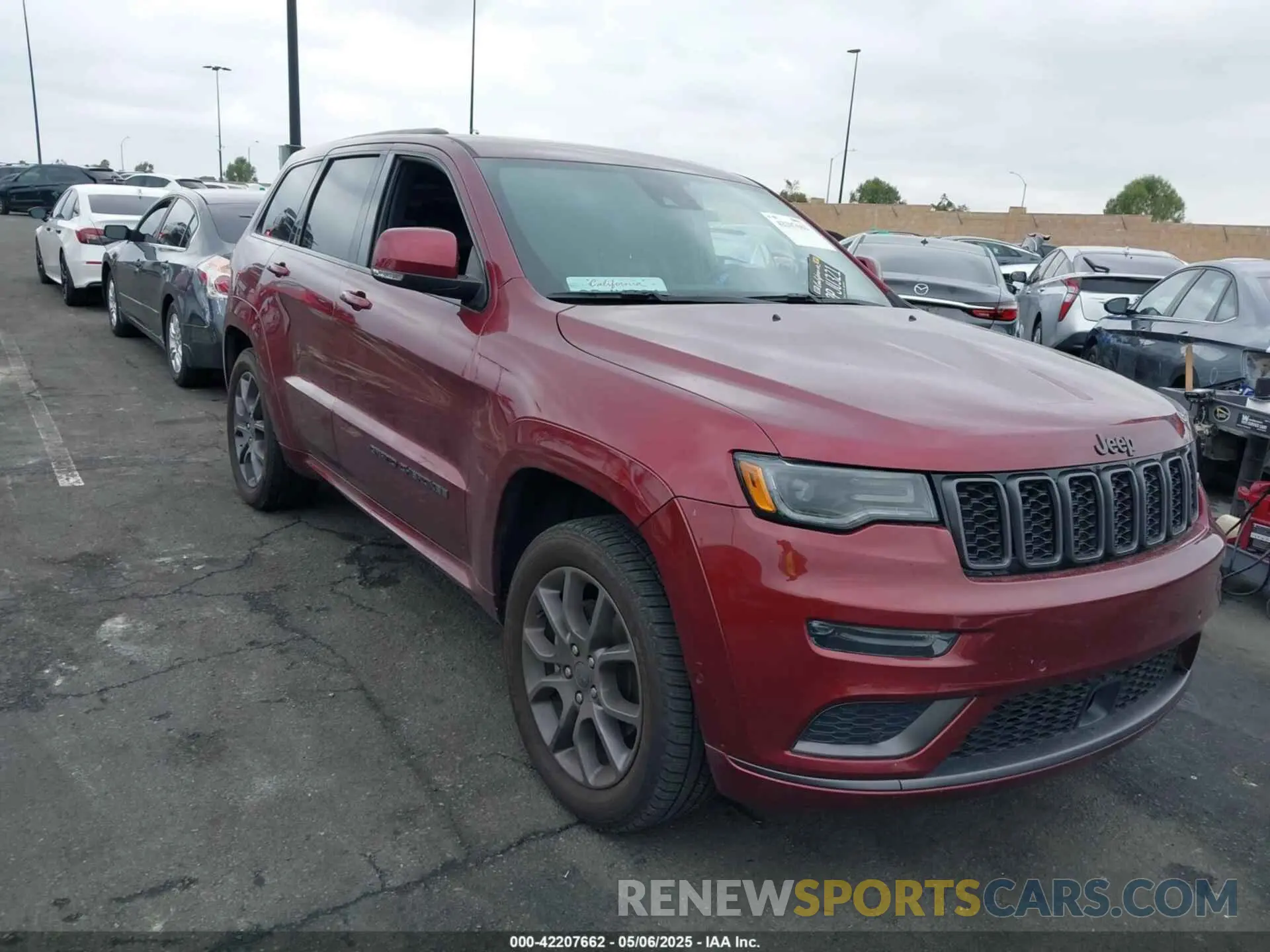 1 fotografías del automóvil dañado 1C4RJFCG0MC734254 JEEP GRAND CHEROKEE 2021