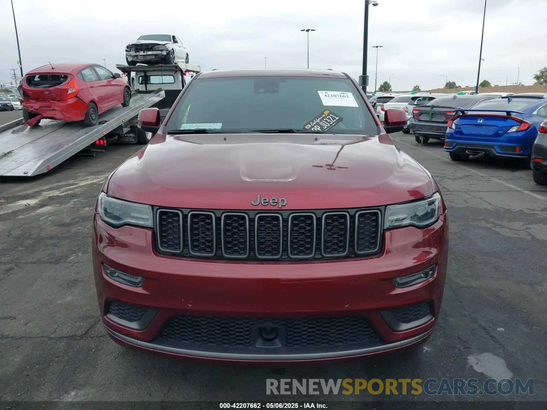 12 fotografías del automóvil dañado 1C4RJFCG0MC734254 JEEP GRAND CHEROKEE 2021