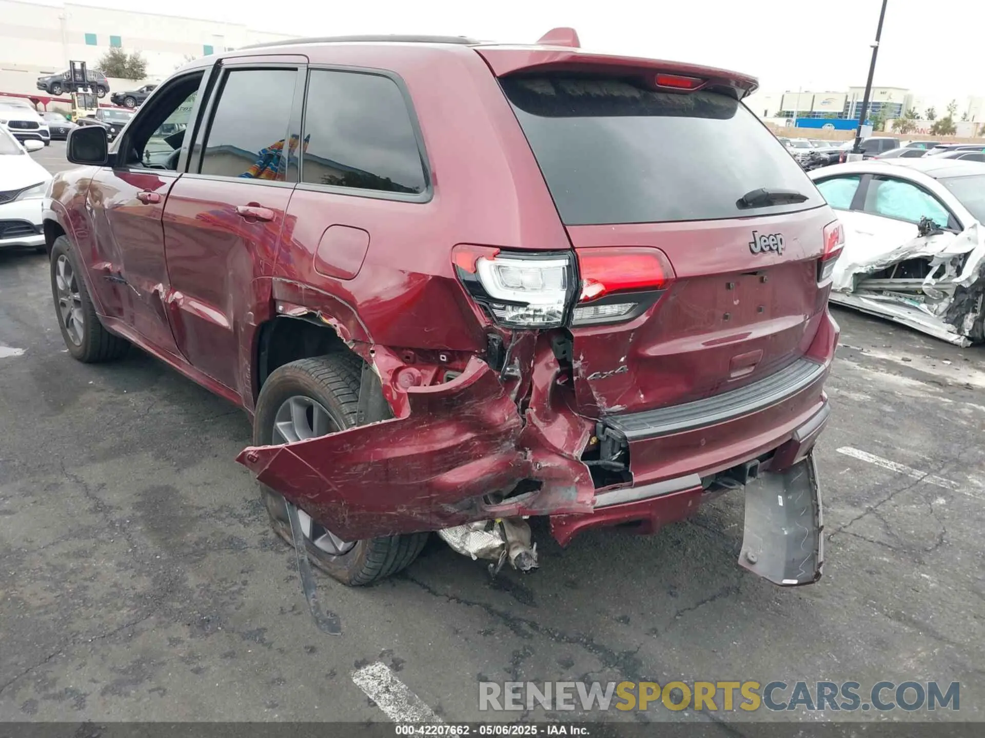 3 fotografías del automóvil dañado 1C4RJFCG0MC734254 JEEP GRAND CHEROKEE 2021