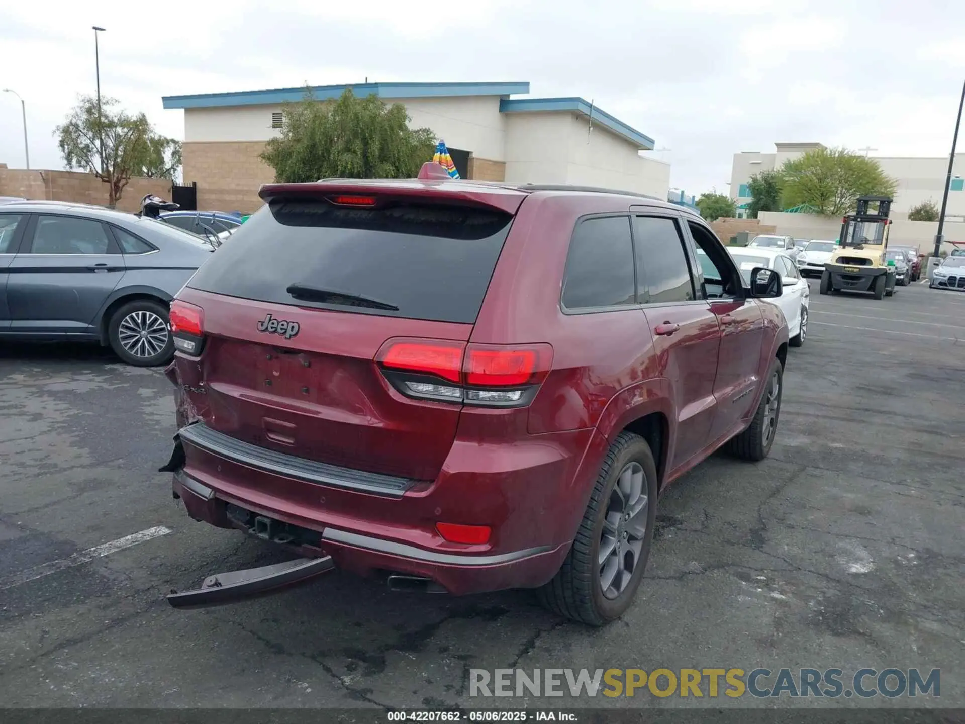 4 fotografías del automóvil dañado 1C4RJFCG0MC734254 JEEP GRAND CHEROKEE 2021