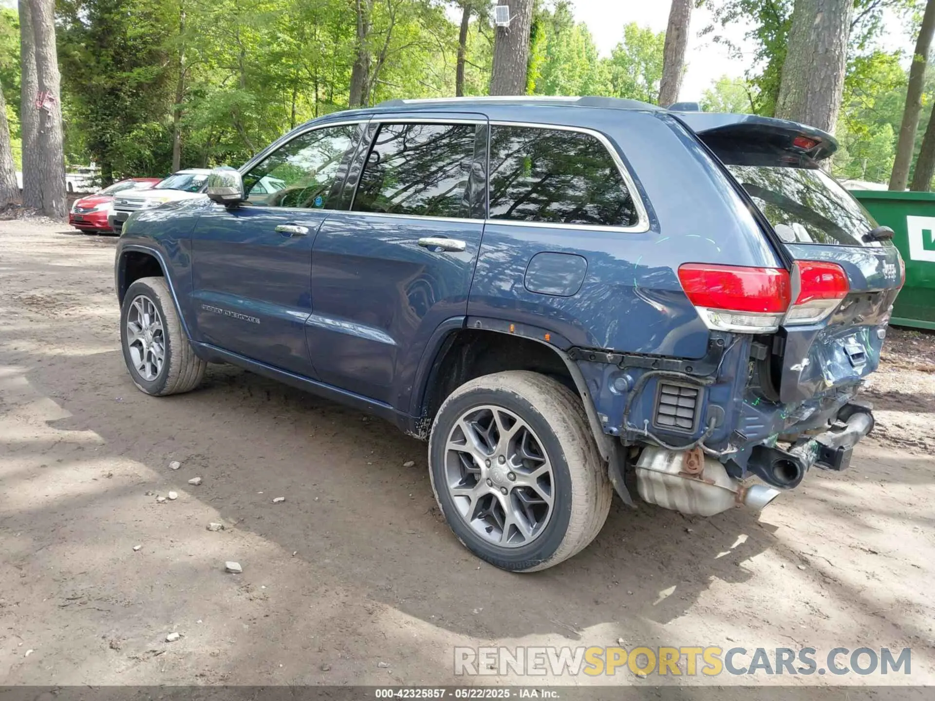 3 fotografías del automóvil dañado 1C4RJFCG3MC595186 JEEP GRAND CHEROKEE 2021