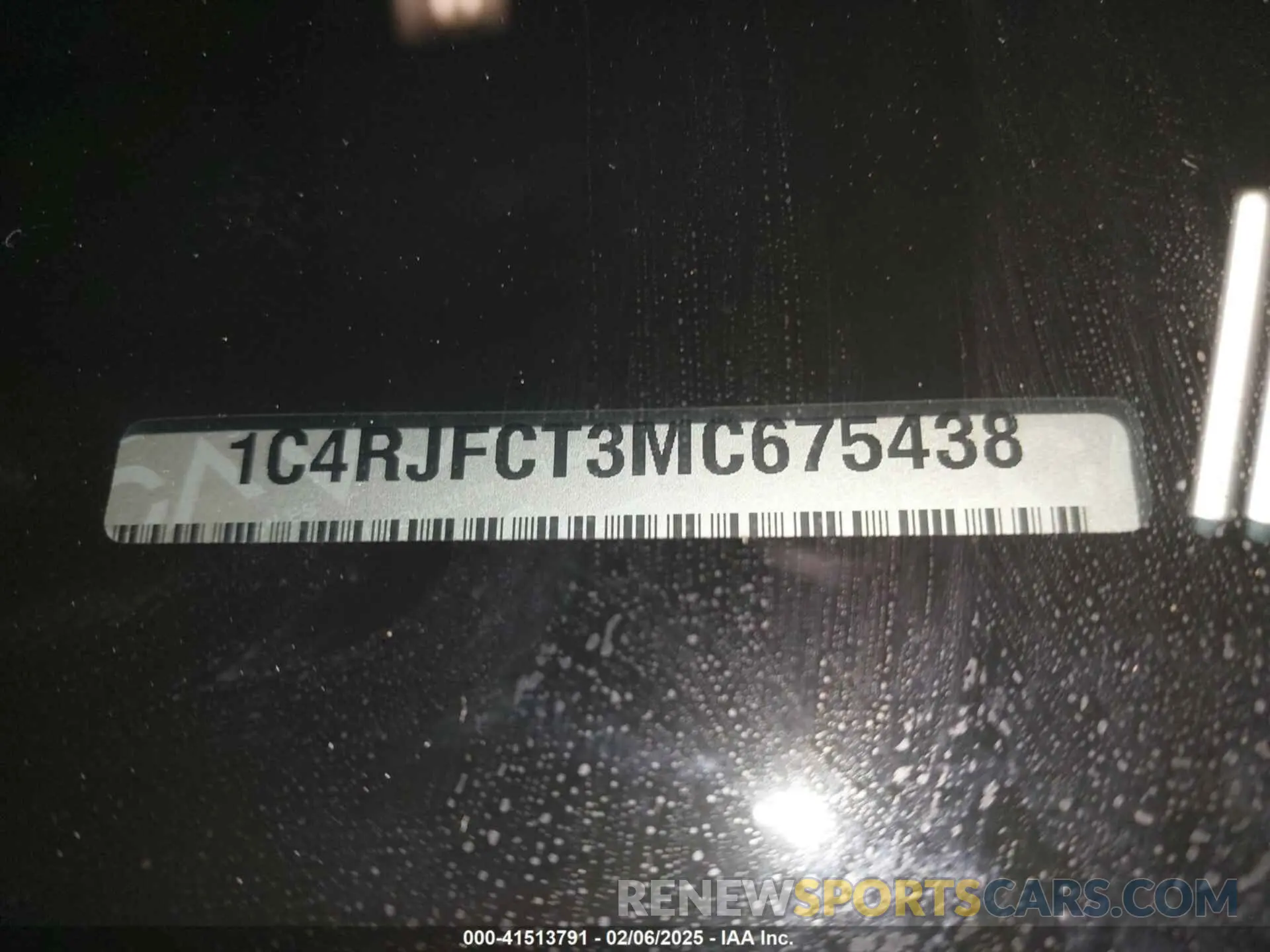18 fotografías del automóvil dañado 1C4RJFCT3MC675438 JEEP GRAND CHEROKEE 2021