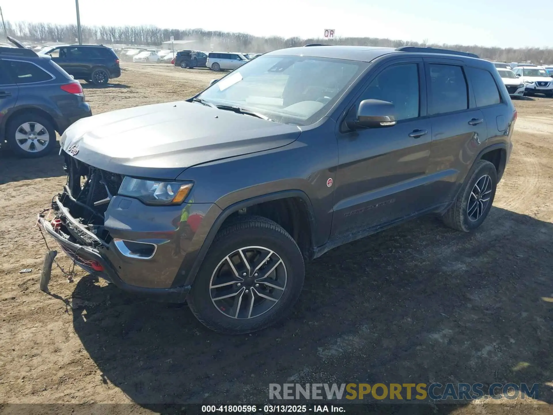 2 fotografías del automóvil dañado 1C4RJFLGXMC716795 JEEP GRAND CHEROKEE 2021