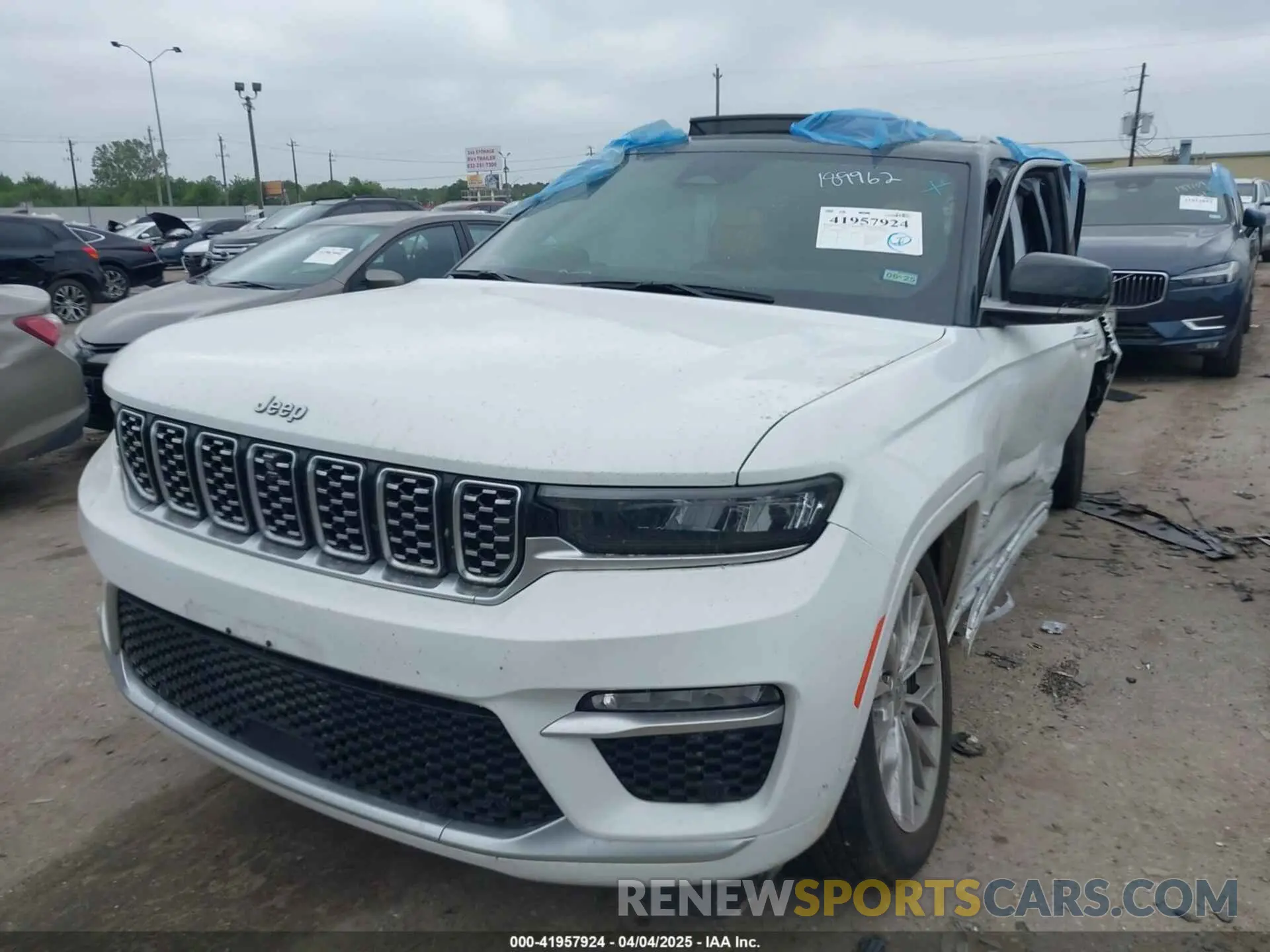 2 fotografías del automóvil dañado 1C4RJGEG3N8636665 JEEP GRAND CHEROKEE 2022