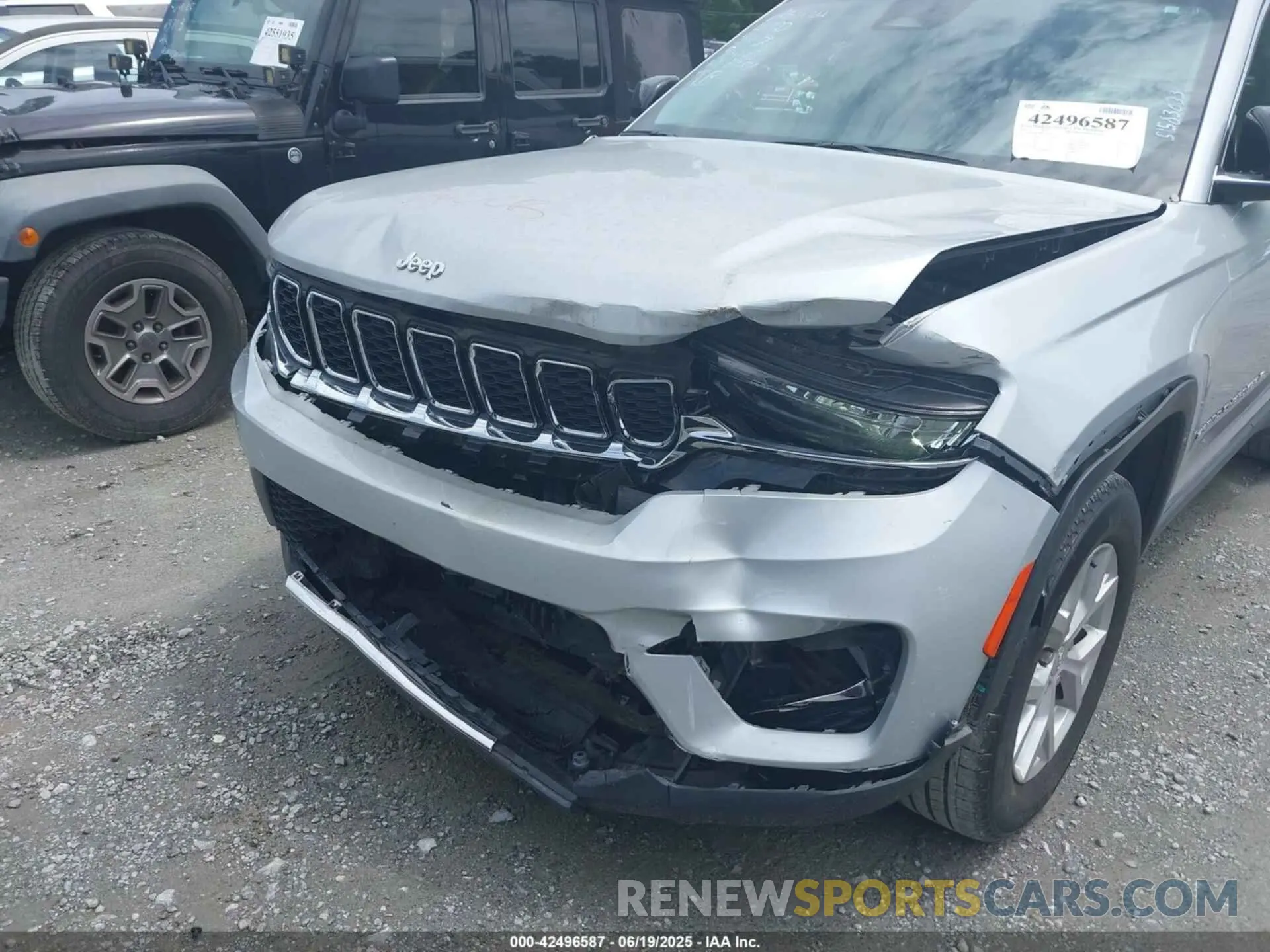 6 fotografías del automóvil dañado 1C4RJGBG1PC587289 JEEP GRAND CHEROKEE 2023
