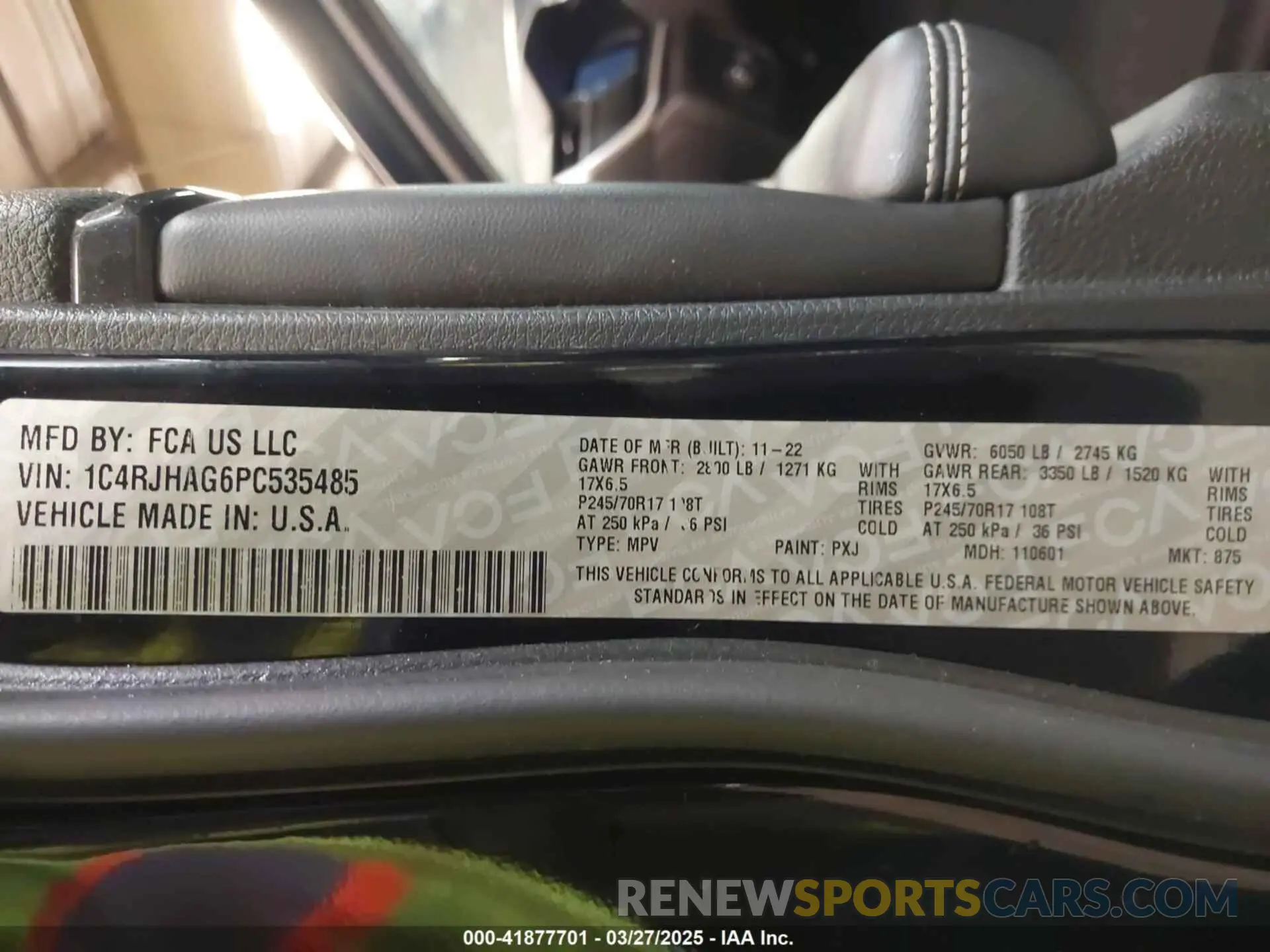 9 fotografías del automóvil dañado 1C4RJHAG6PC535485 JEEP GRAND CHEROKEE 2023