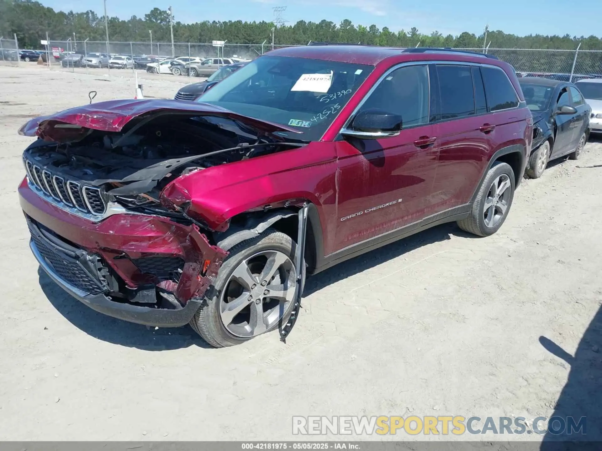 2 fotografías del automóvil dañado 1C4RJHBGXPC531390 JEEP GRAND CHEROKEE 2023