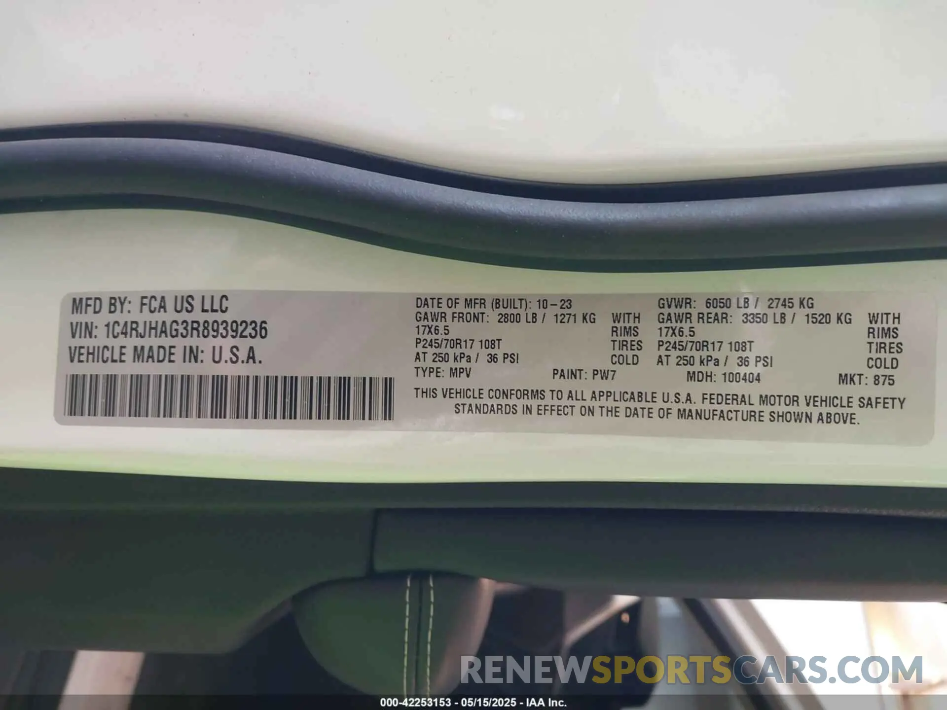 9 fotografías del automóvil dañado 1C4RJHAG3R8939236 JEEP GRAND CHEROKEE 2024