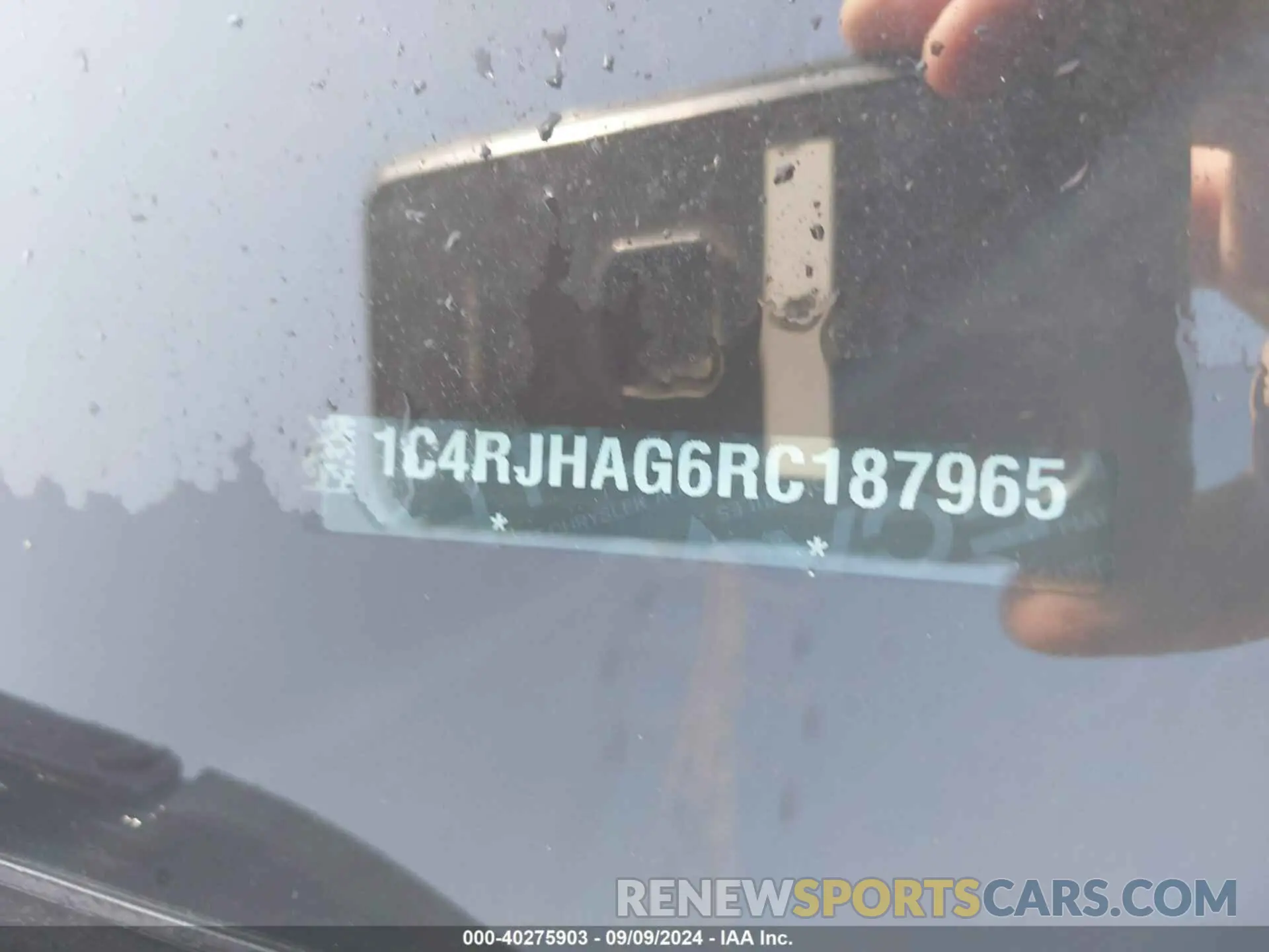 9 fotografías del automóvil dañado 1C4RJHAG6RC187965 JEEP GRAND CHEROKEE 2024
