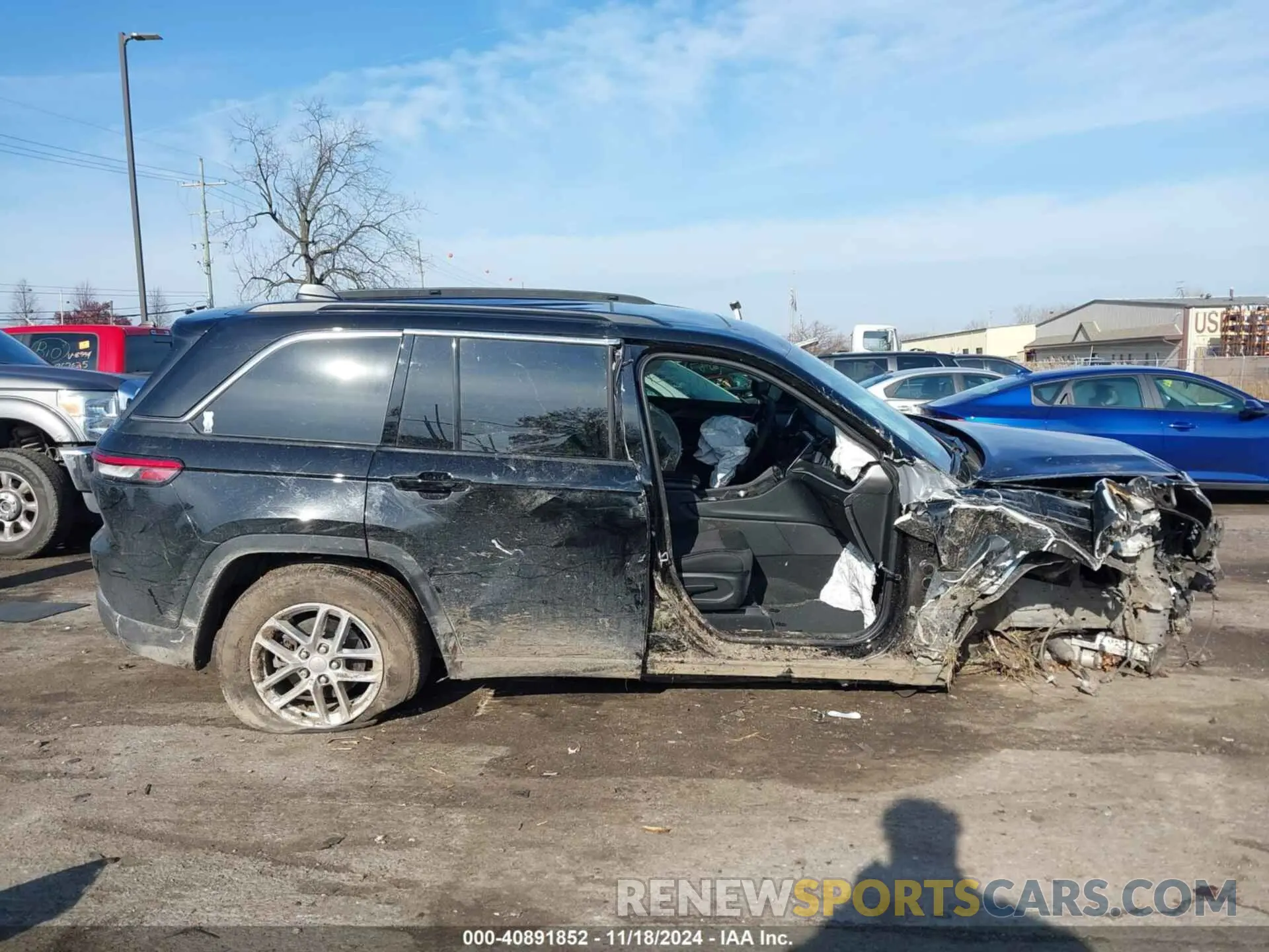 14 fotografías del automóvil dañado 1C4RJHAG7R8570736 JEEP GRAND CHEROKEE 2024