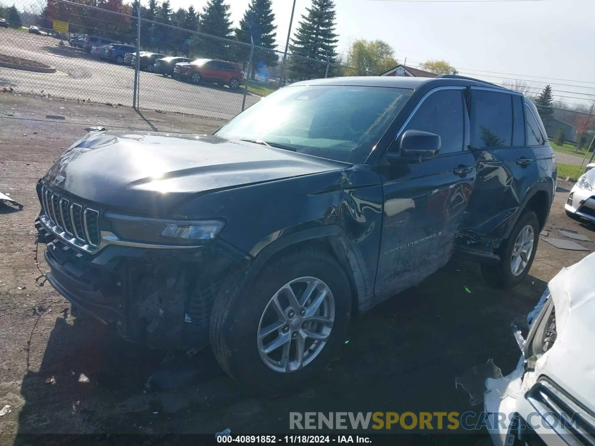 2 fotografías del automóvil dañado 1C4RJHAG7R8570736 JEEP GRAND CHEROKEE 2024