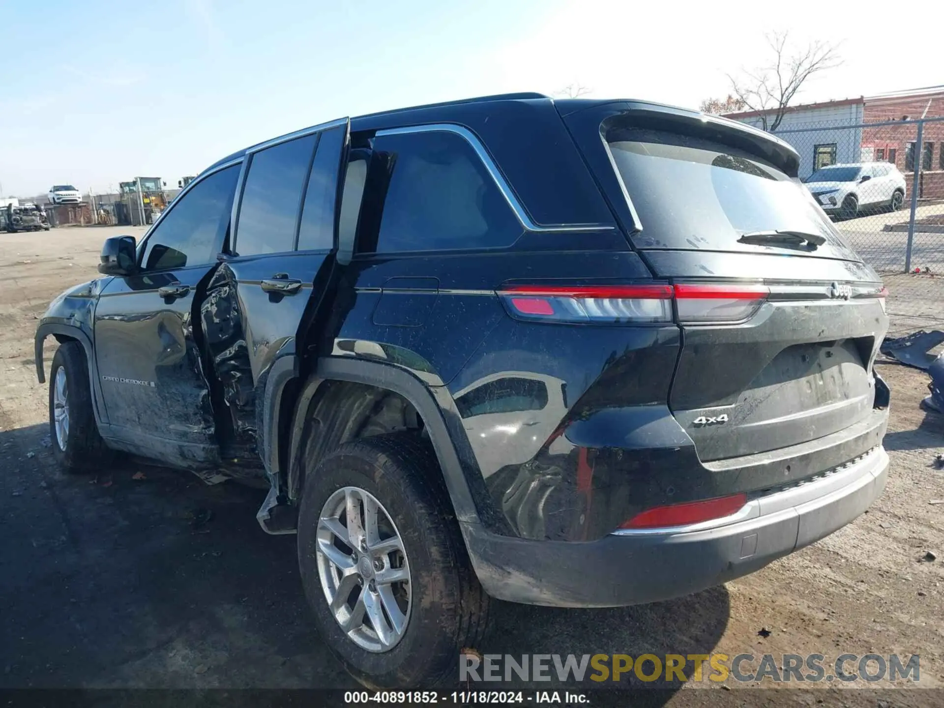 3 fotografías del automóvil dañado 1C4RJHAG7R8570736 JEEP GRAND CHEROKEE 2024