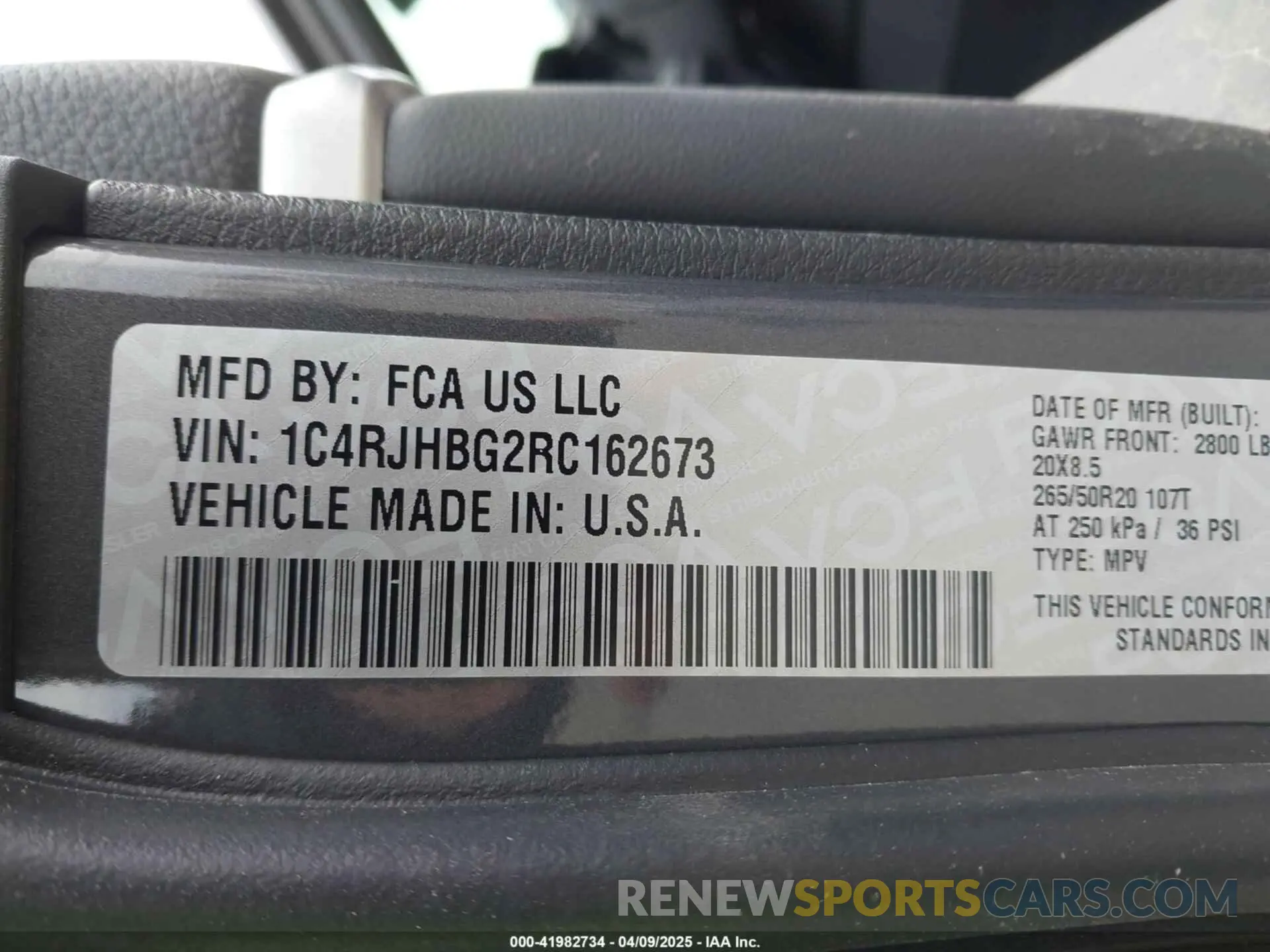 9 fotografías del automóvil dañado 1C4RJHBG2RC162673 JEEP GRAND CHEROKEE 2024