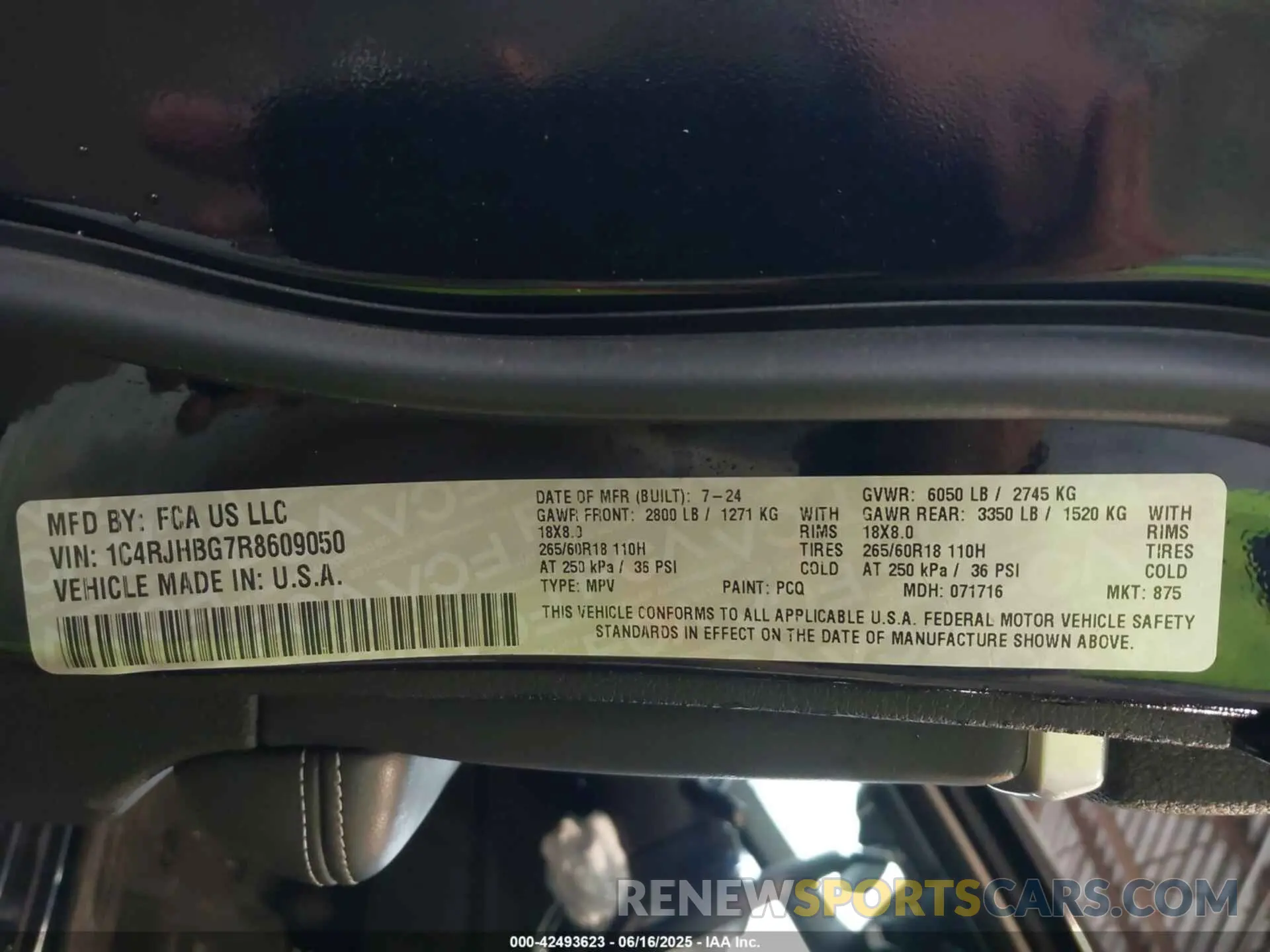 9 fotografías del automóvil dañado 1C4RJHBG7R8609050 JEEP GRAND CHEROKEE 2024