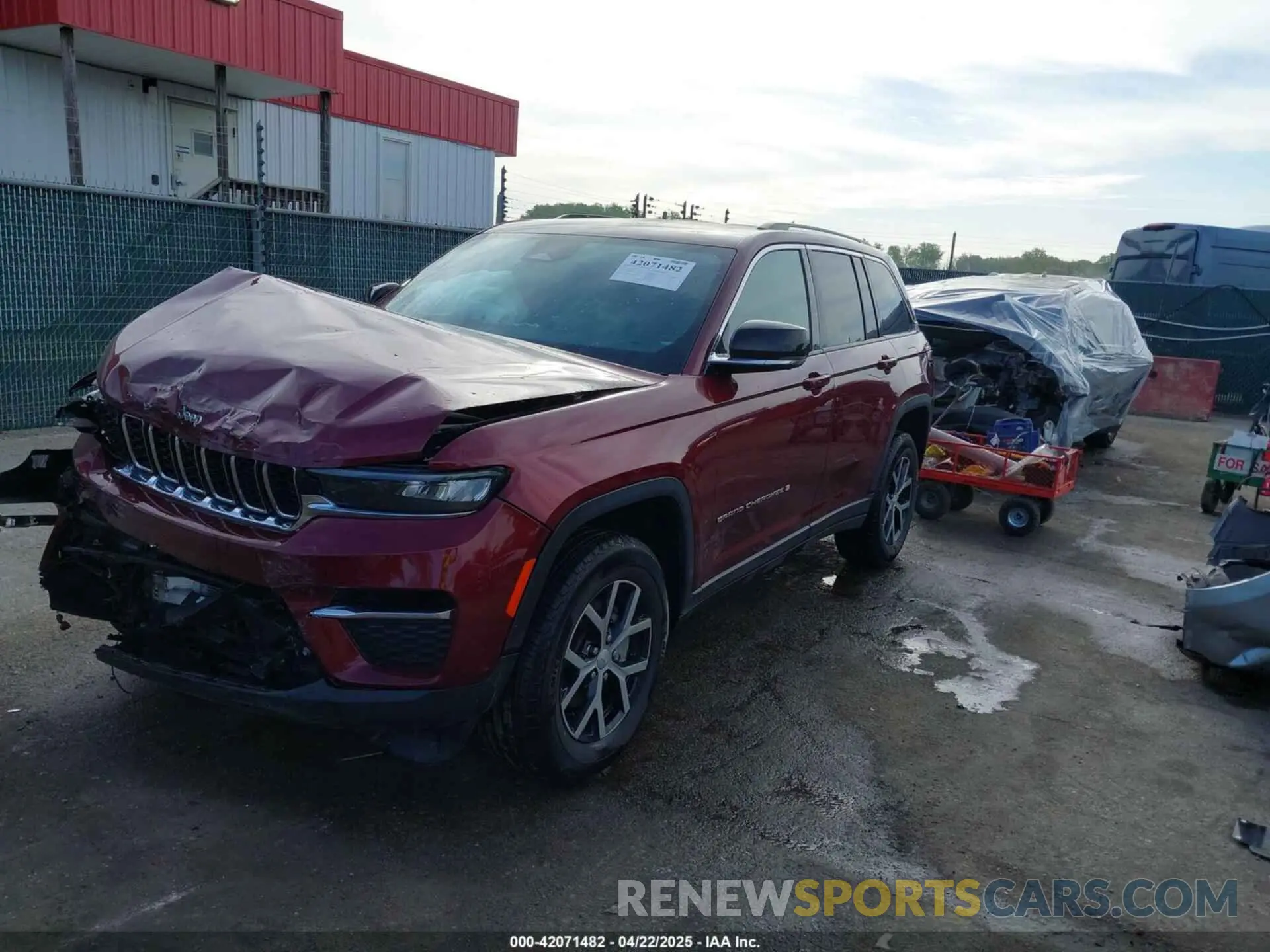 2 fotografías del automóvil dañado 1C4RJHBG9RC697080 JEEP GRAND CHEROKEE 2024