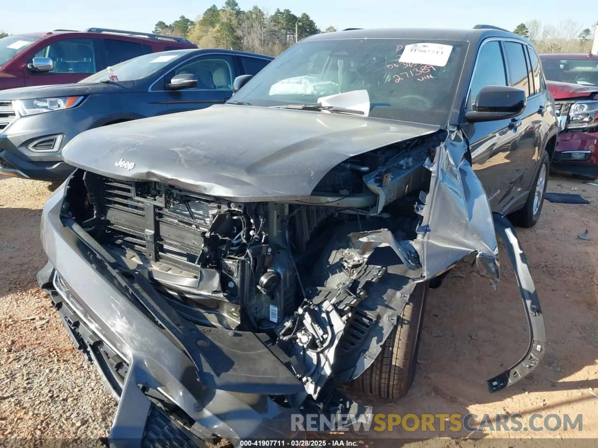 16 fotografías del automóvil dañado 1C4RJHAG3SC271389 JEEP GRAND CHEROKEE 2025