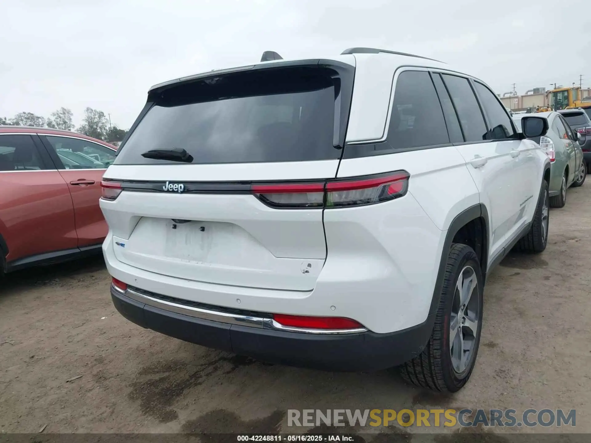 4 fotografías del automóvil dañado 1C4RJYB67N8761928 JEEP GRAND CHEROKEE 4XE 2022