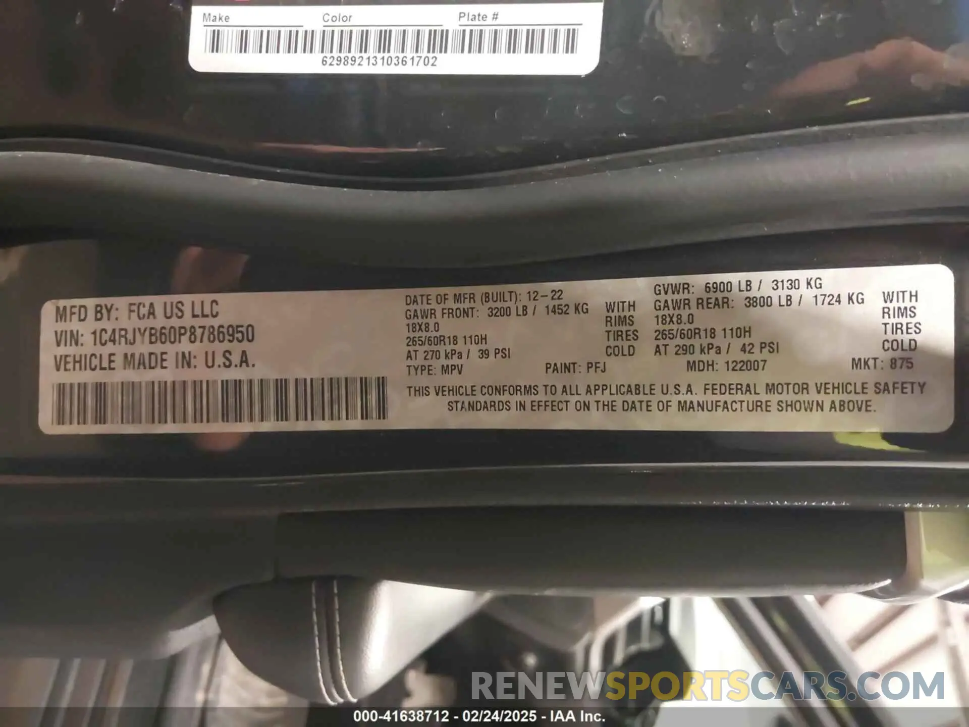 9 fotografías del automóvil dañado 1C4RJYB60P8786950 JEEP GRAND CHEROKEE 4XE 2023