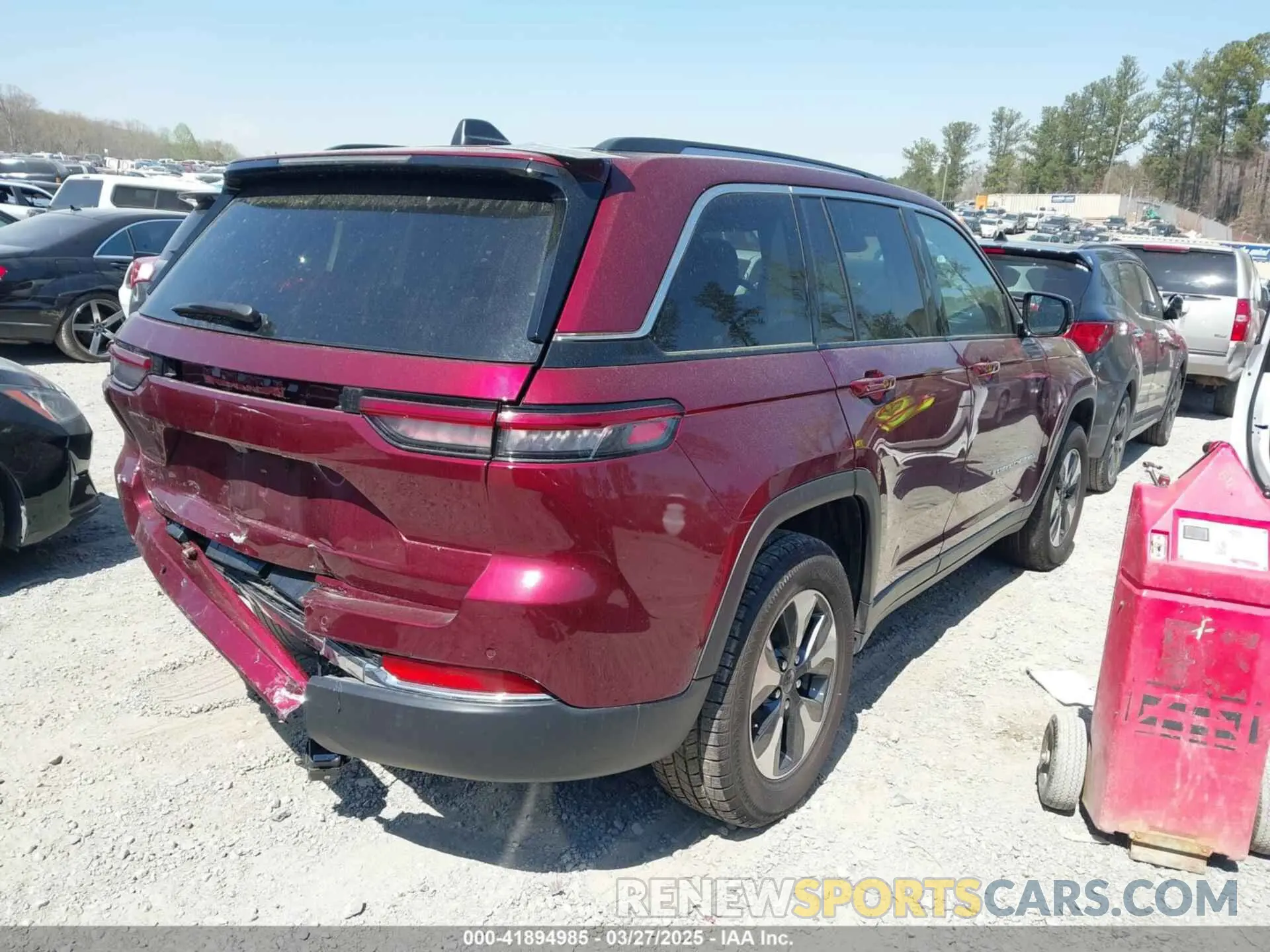 4 fotografías del automóvil dañado 1C4RJYB63PC623450 JEEP GRAND CHEROKEE 4XE 2023