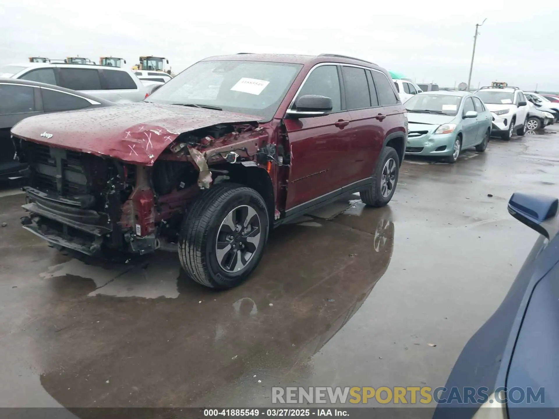 2 fotografías del automóvil dañado 1C4RJYB61RC120955 JEEP GRAND CHEROKEE 4XE 2024