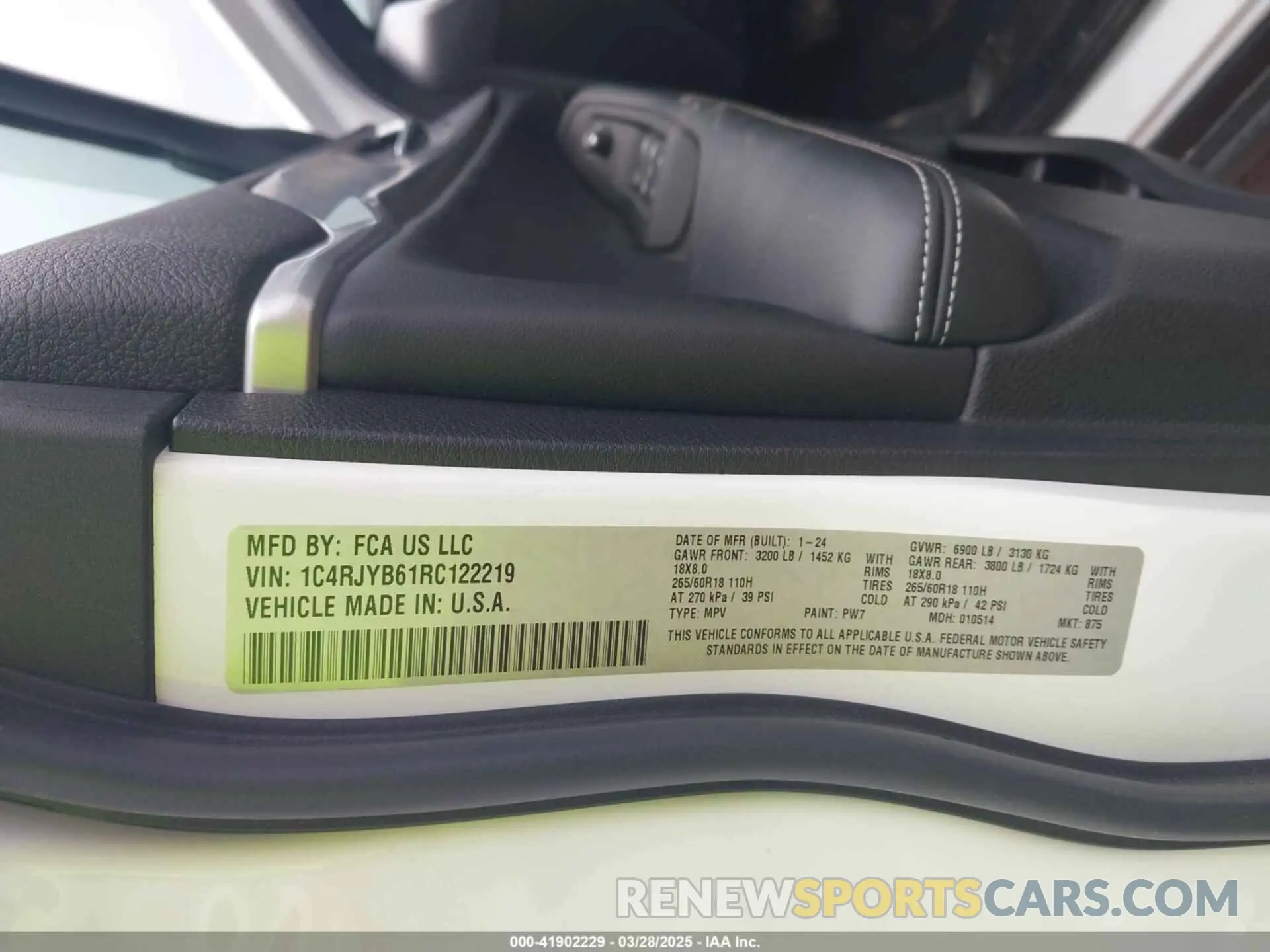 9 fotografías del automóvil dañado 1C4RJYB61RC122219 JEEP GRAND CHEROKEE 4XE 2024