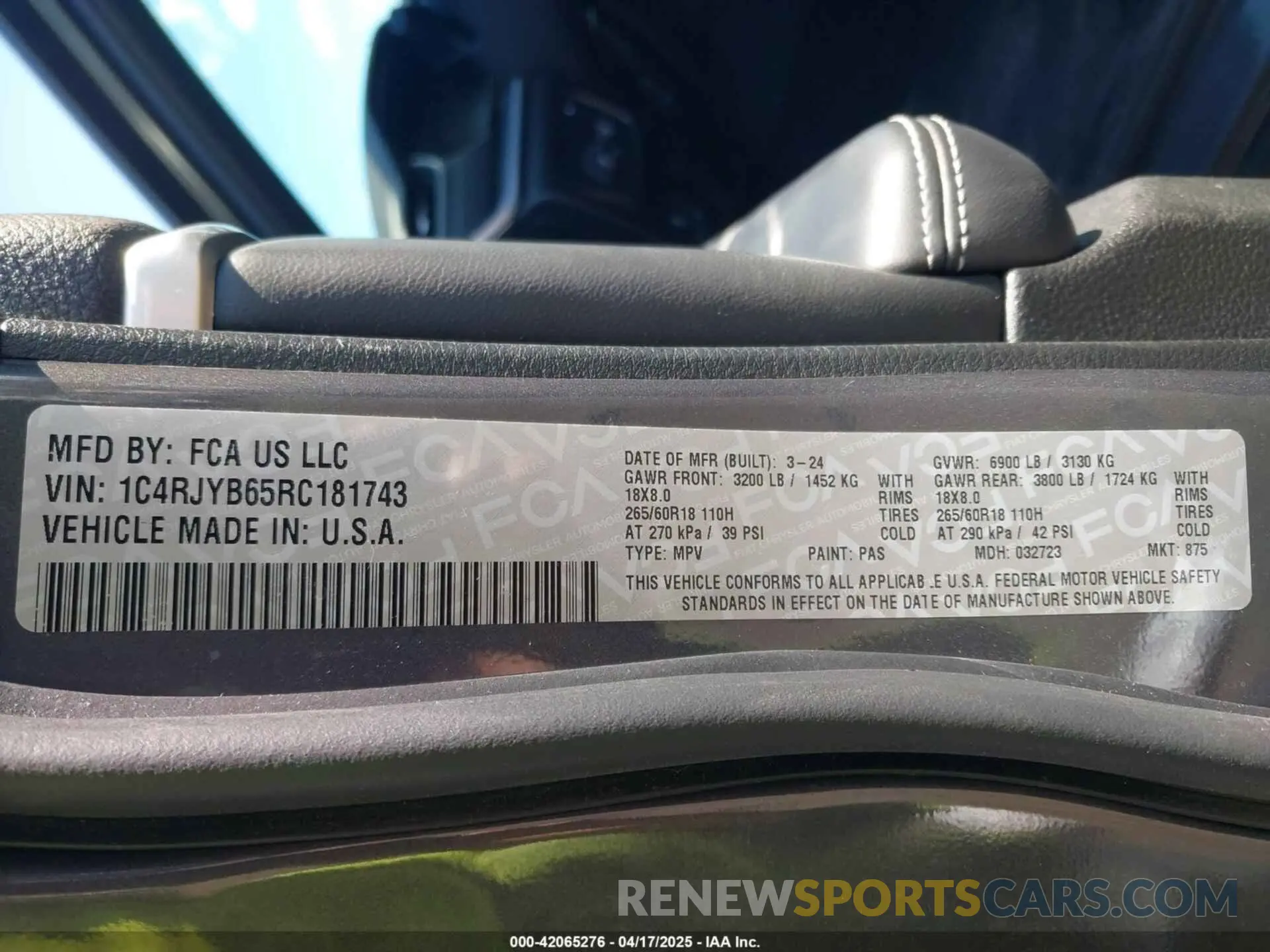 9 fotografías del automóvil dañado 1C4RJYB65RC181743 JEEP GRAND CHEROKEE 4XE 2024