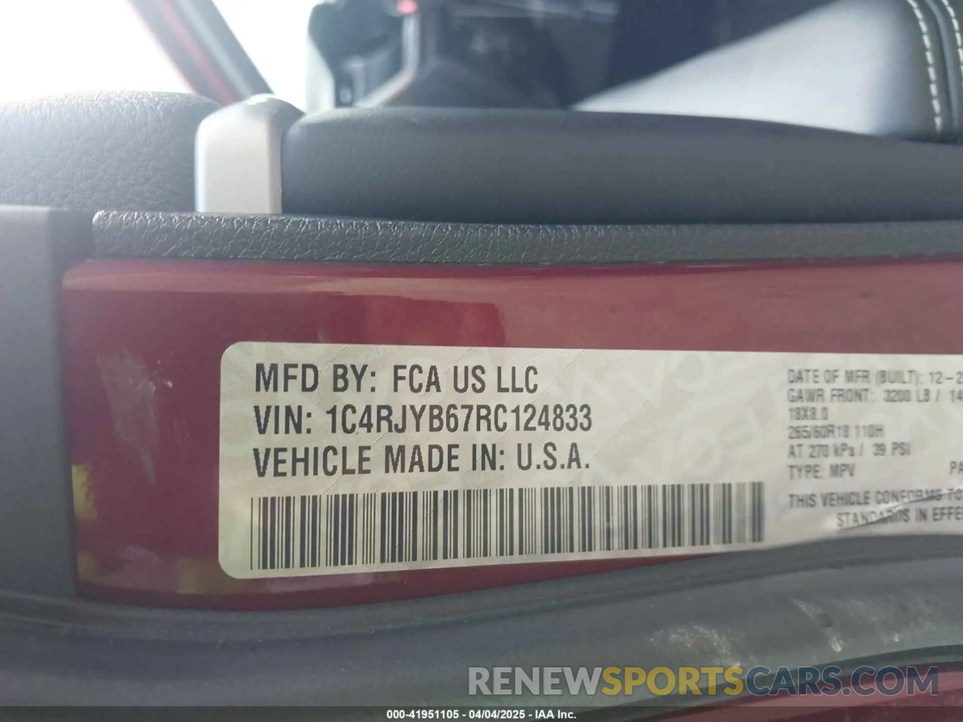 9 fotografías del automóvil dañado 1C4RJYB67RC124833 JEEP GRAND CHEROKEE 4XE 2024
