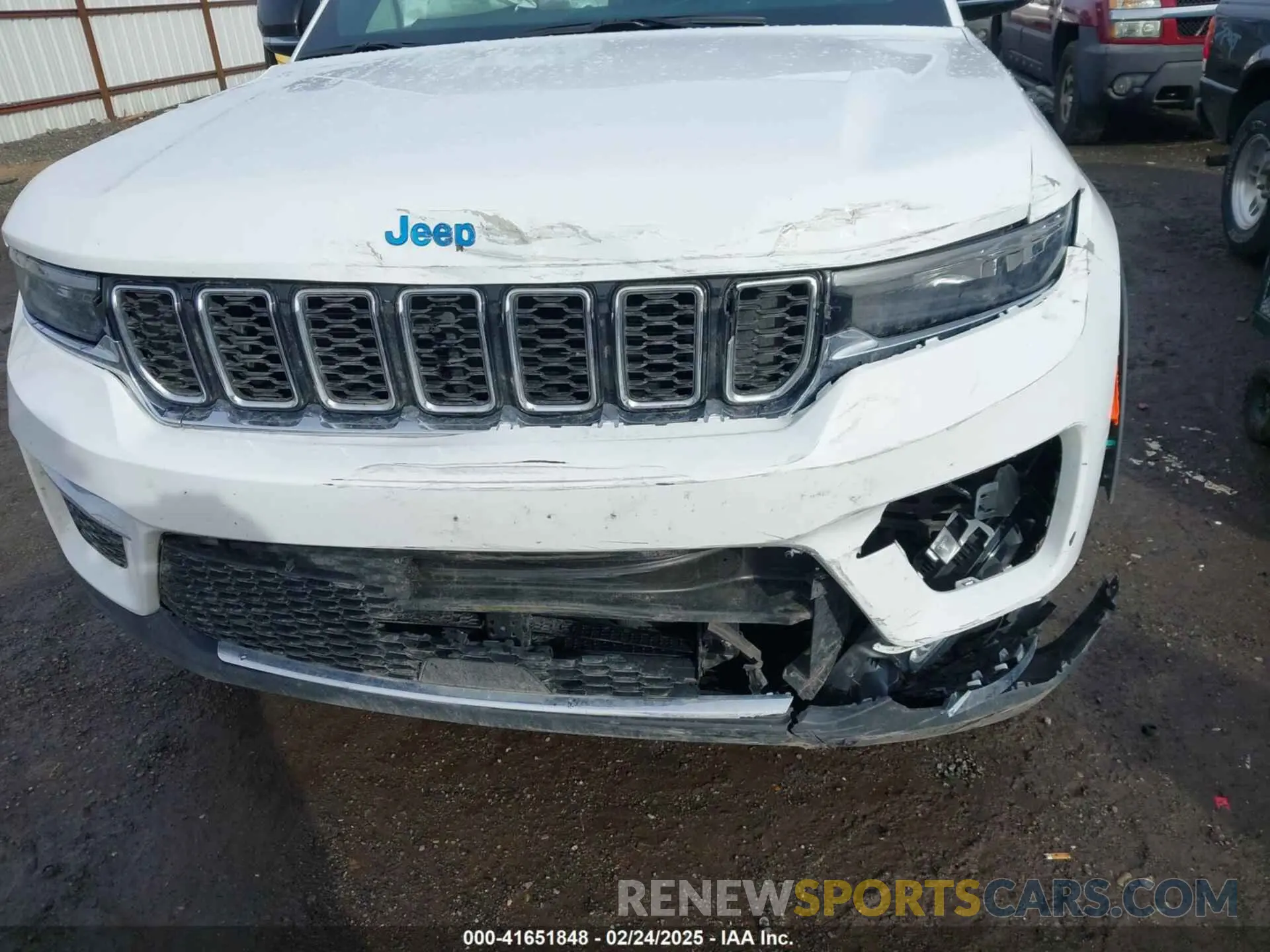 6 fotografías del automóvil dañado 1C4RJYB6XR8516658 JEEP GRAND CHEROKEE 4XE 2024