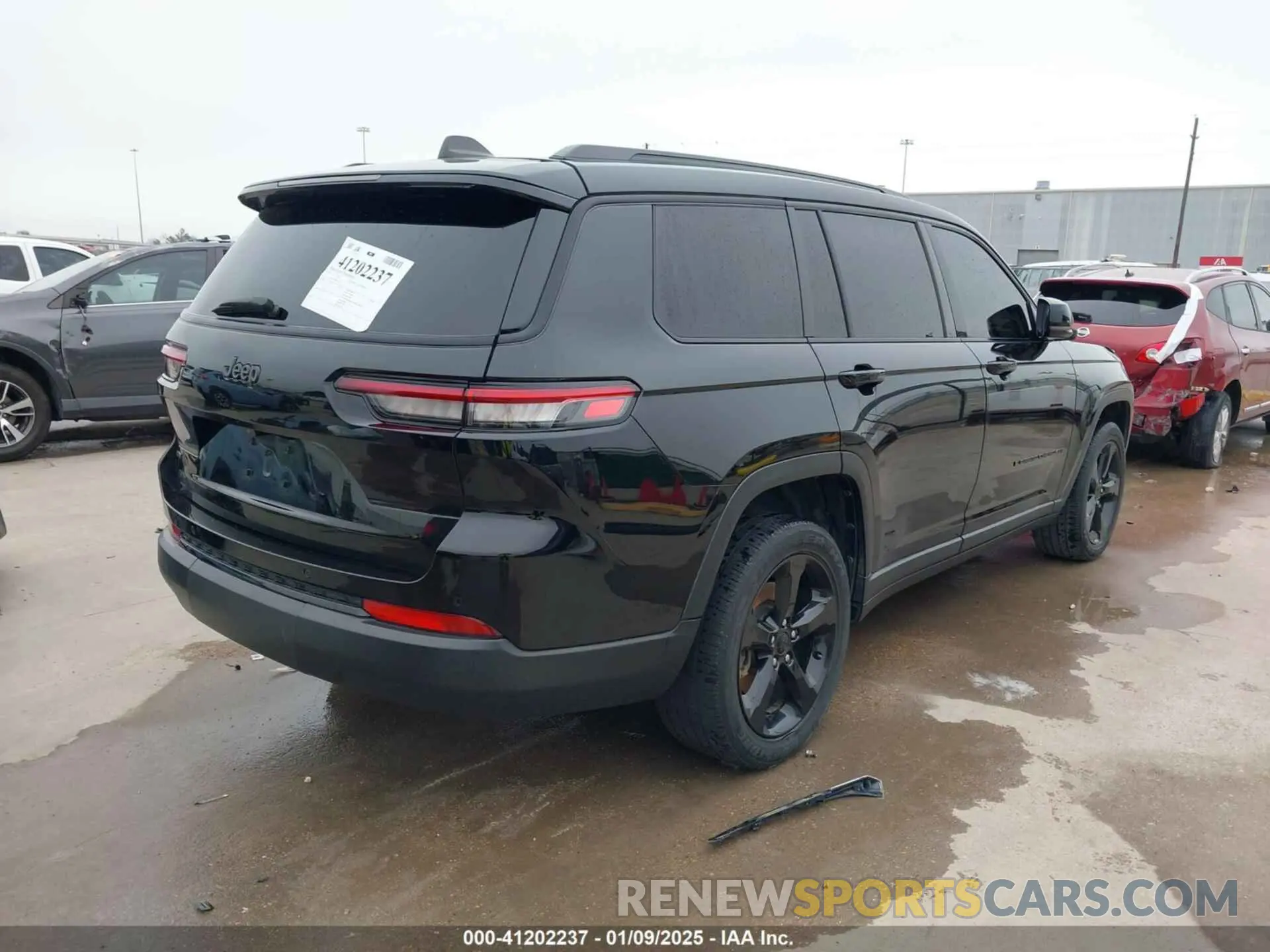 4 fotografías del automóvil dañado 1C4RJJAG7M8211175 JEEP GRAND CHEROKEE L 2021