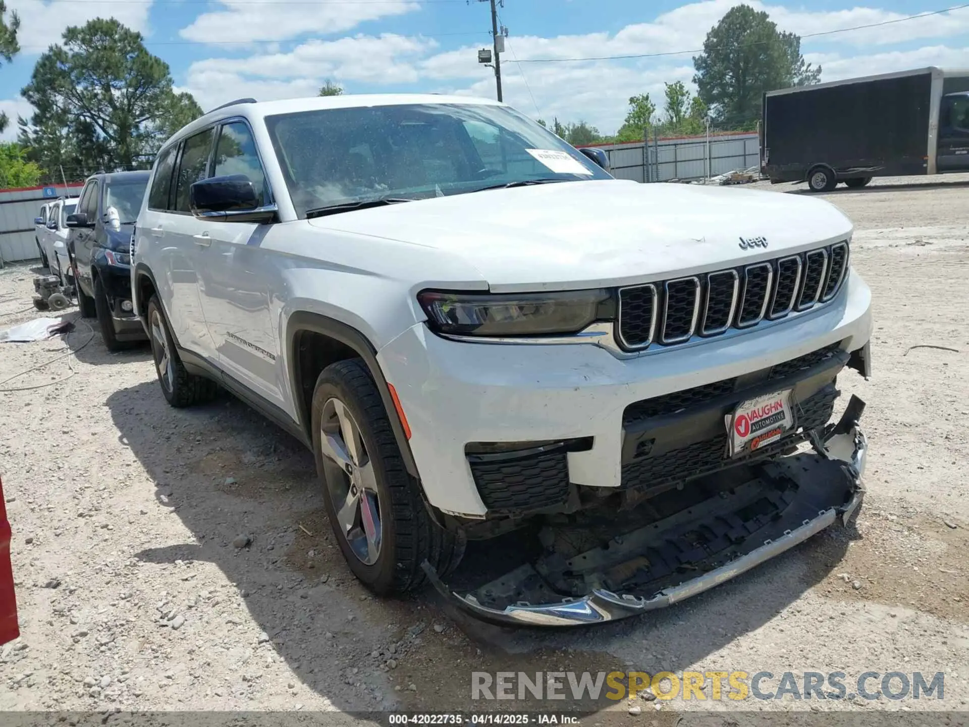 1 fotografías del automóvil dañado 1C4RJJBG1M8136228 JEEP GRAND CHEROKEE L 2021