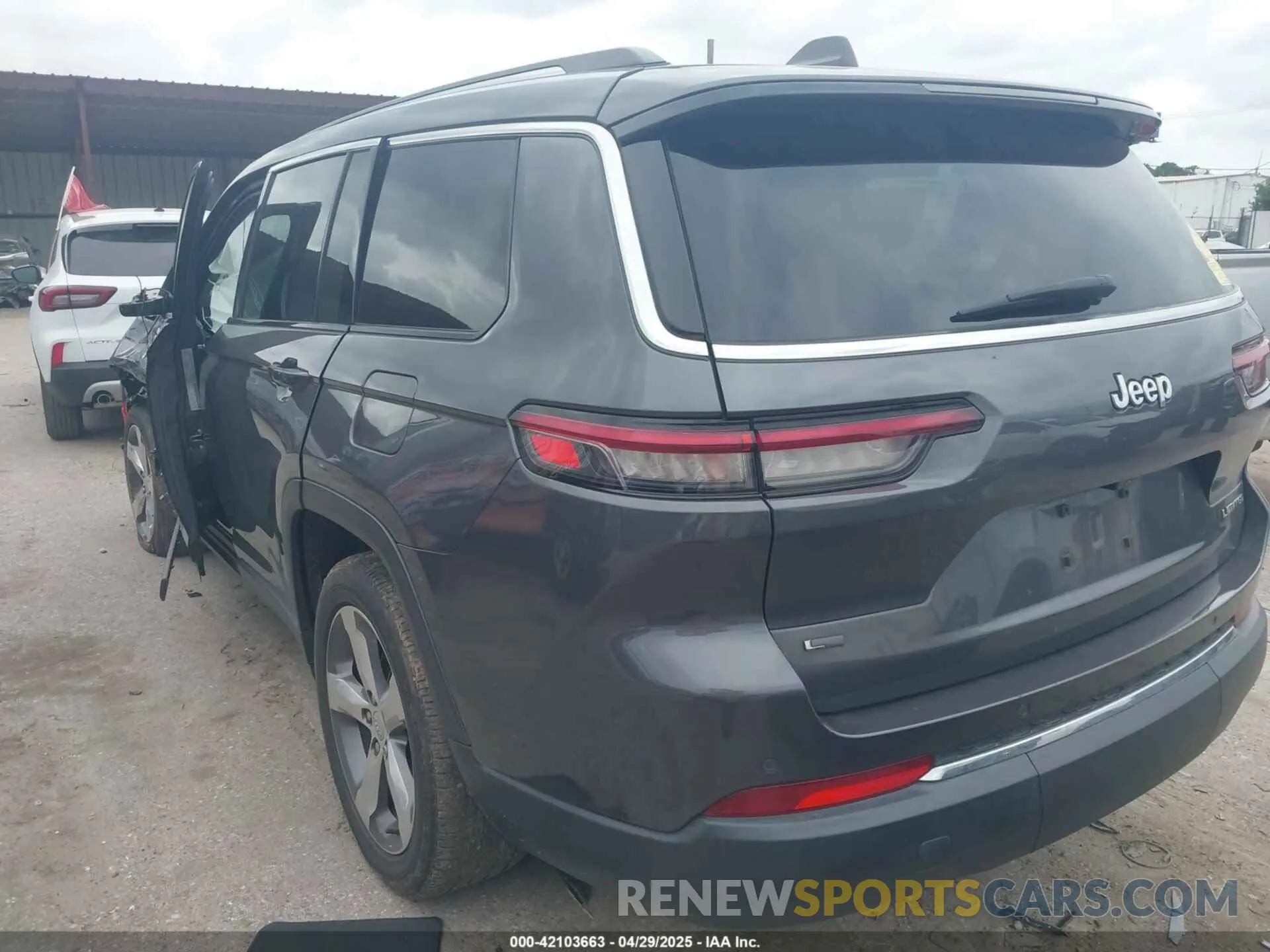 3 fotografías del automóvil dañado 1C4RJJBG2M8175586 JEEP GRAND CHEROKEE L 2021