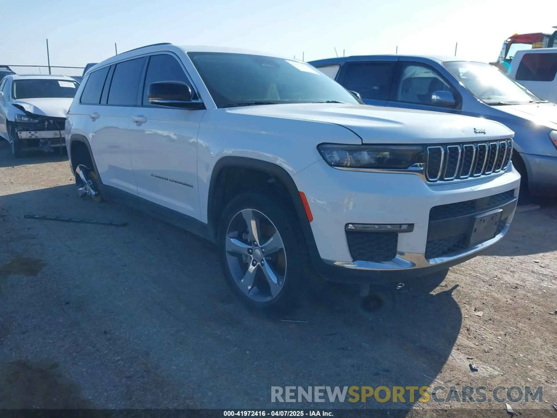 1 fotografías del automóvil dañado 1C4RJJBG5M8125958 JEEP GRAND CHEROKEE L 2021
