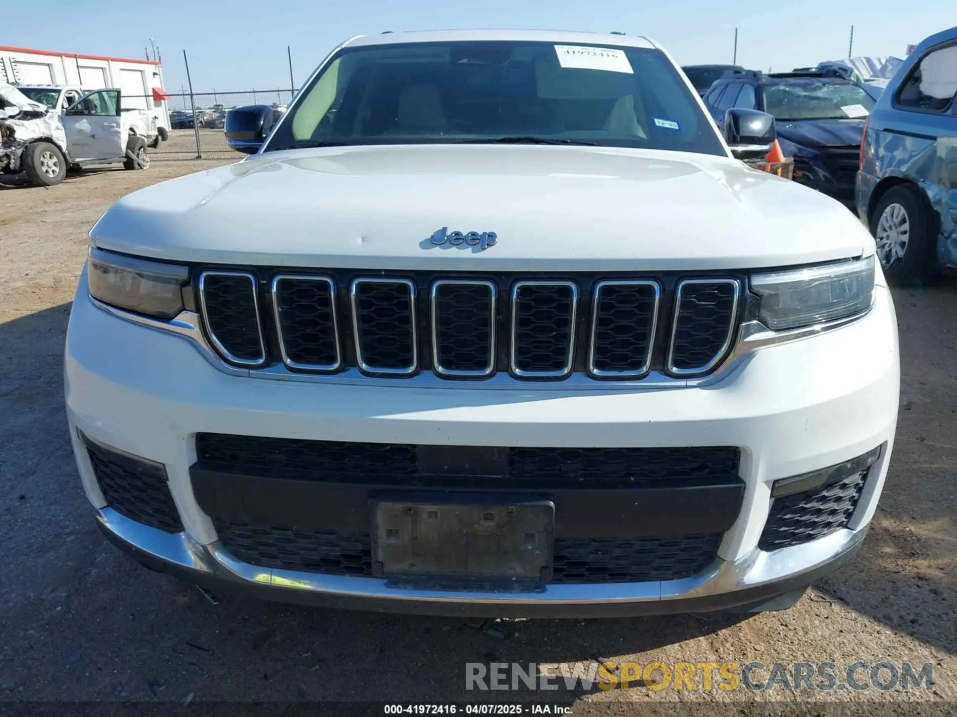 13 fotografías del automóvil dañado 1C4RJJBG5M8125958 JEEP GRAND CHEROKEE L 2021