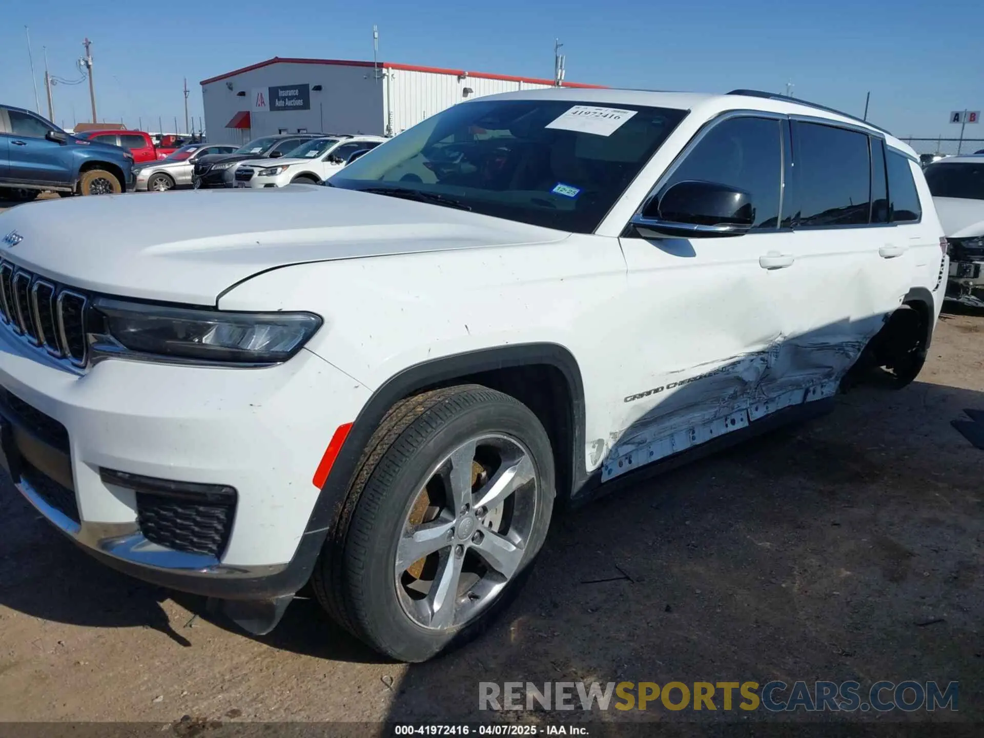 2 fotografías del automóvil dañado 1C4RJJBG5M8125958 JEEP GRAND CHEROKEE L 2021