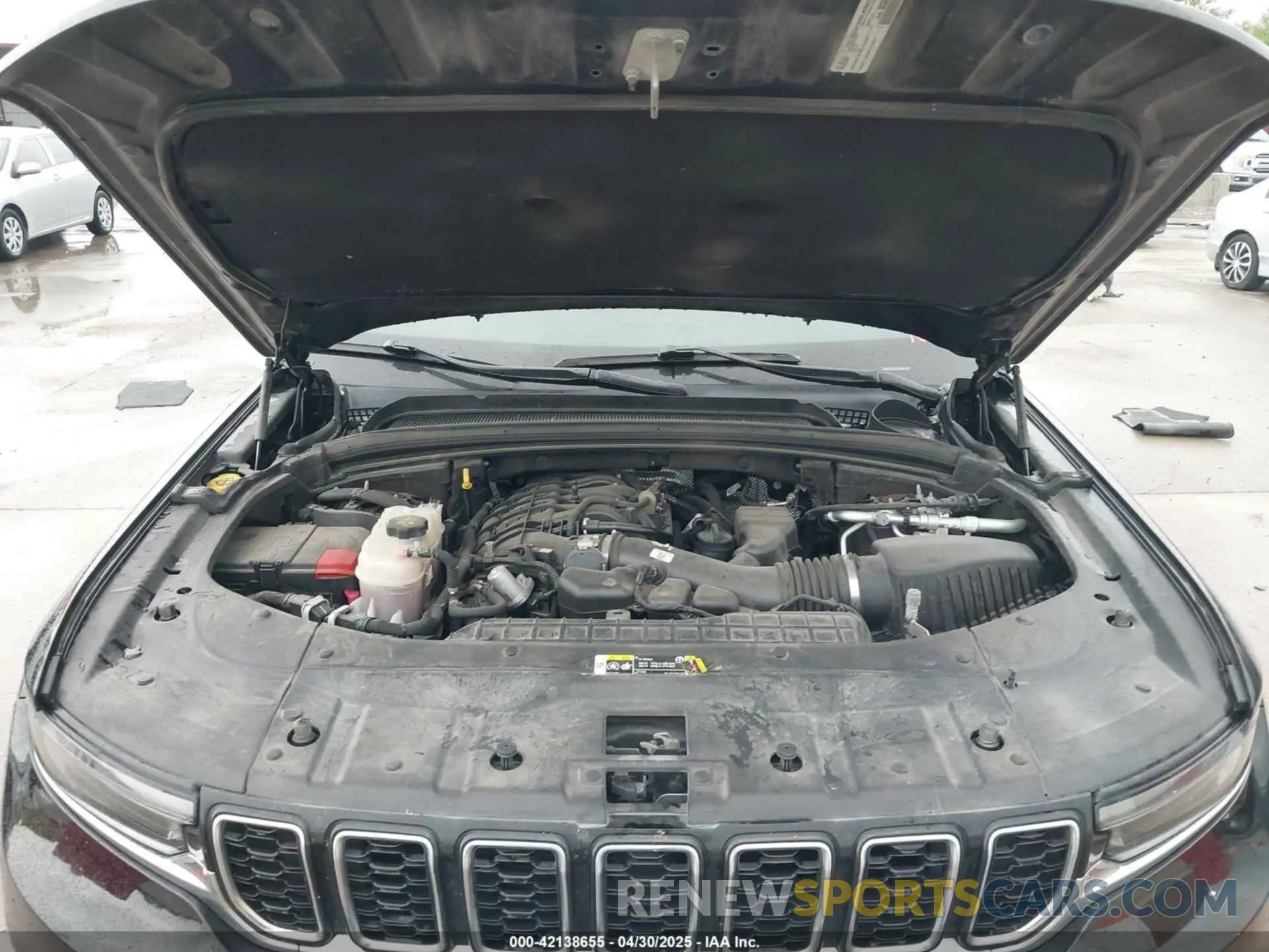 10 fotografías del automóvil dañado 1C4RJJBG5M8154148 JEEP GRAND CHEROKEE L 2021