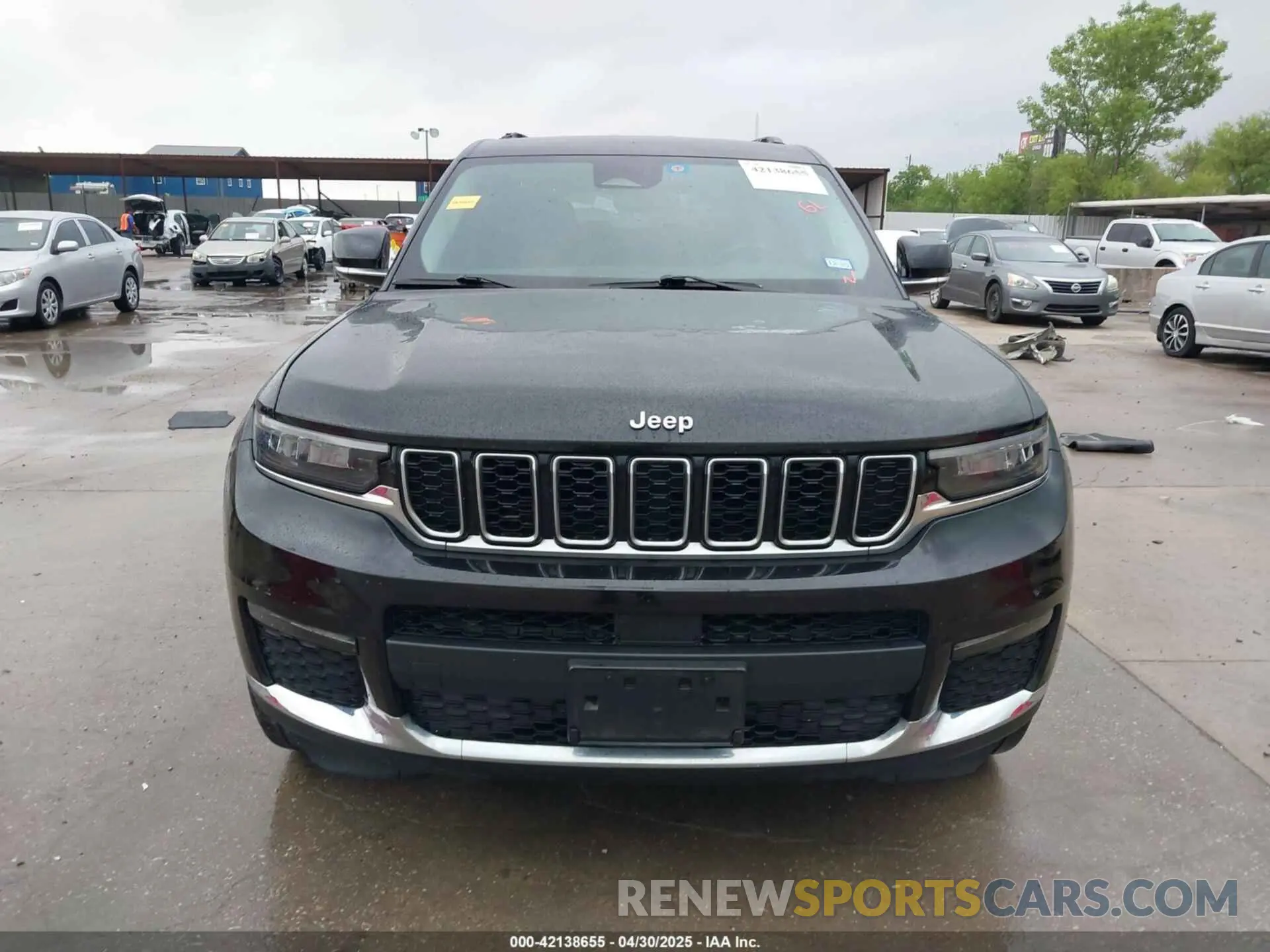 12 fotografías del automóvil dañado 1C4RJJBG5M8154148 JEEP GRAND CHEROKEE L 2021