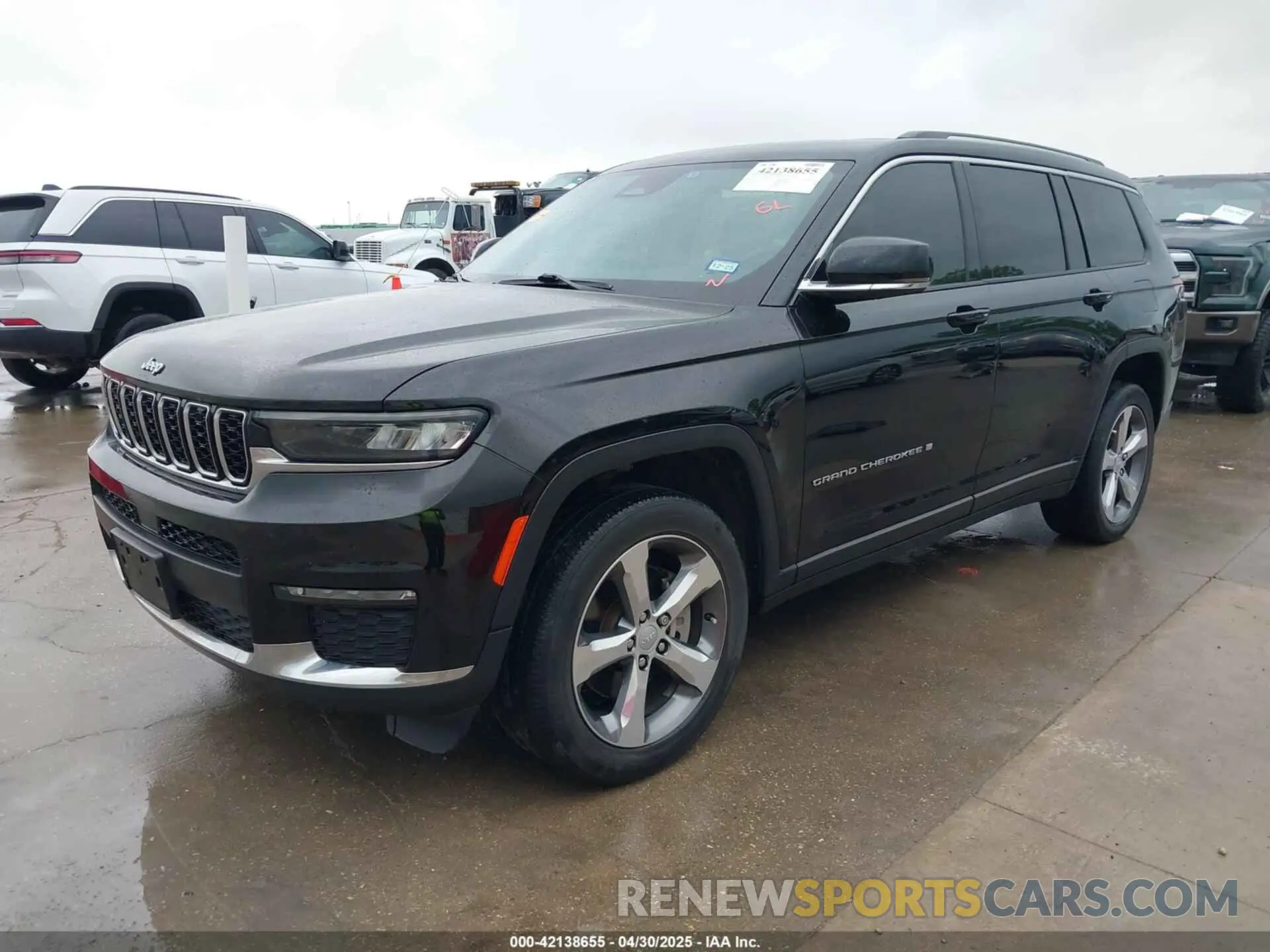 2 fotografías del automóvil dañado 1C4RJJBG5M8154148 JEEP GRAND CHEROKEE L 2021