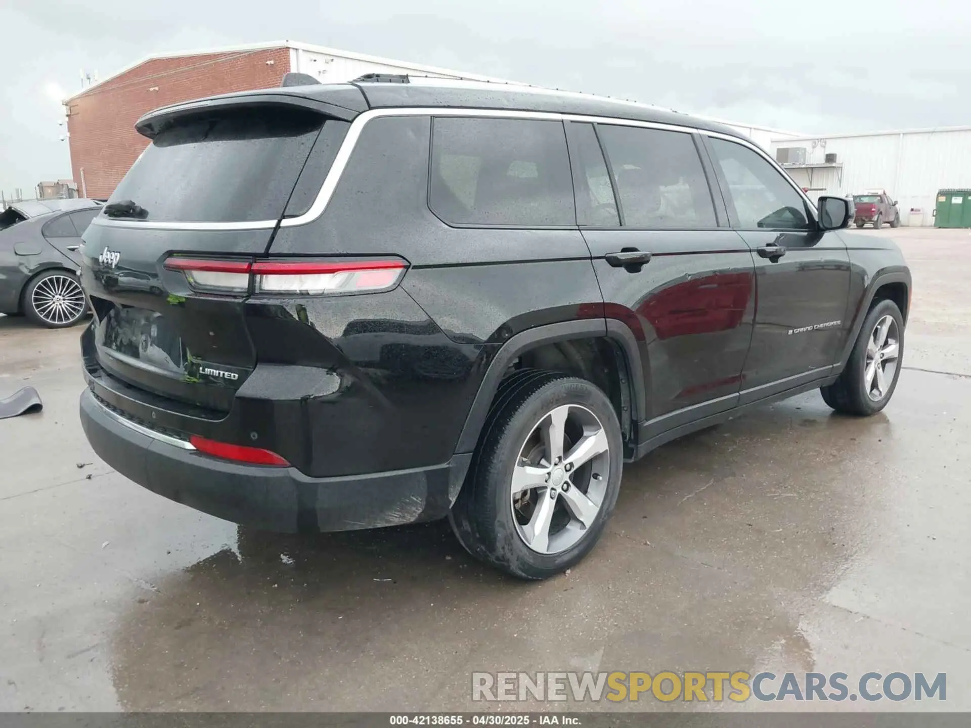 4 fotografías del automóvil dañado 1C4RJJBG5M8154148 JEEP GRAND CHEROKEE L 2021