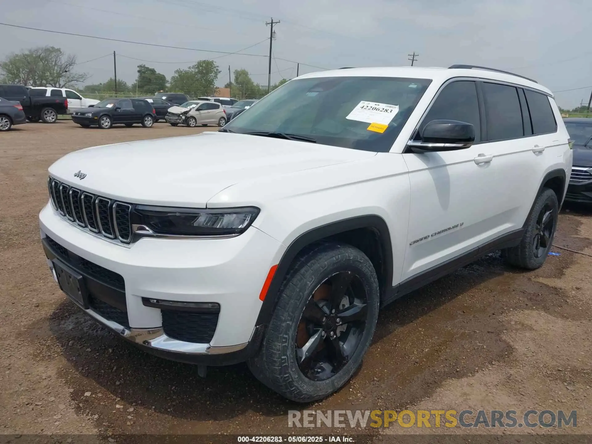 6 fotografías del automóvil dañado 1C4RJJBG5M8175260 JEEP GRAND CHEROKEE L 2021