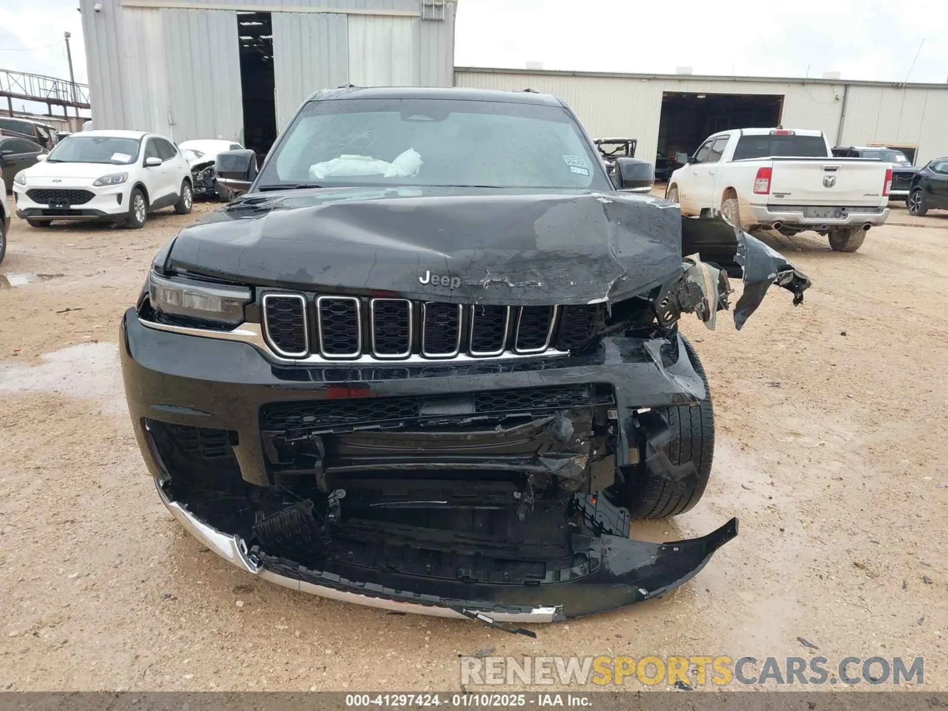 11 fotografías del automóvil dañado 1C4RJJBG7M8208324 JEEP GRAND CHEROKEE L 2021