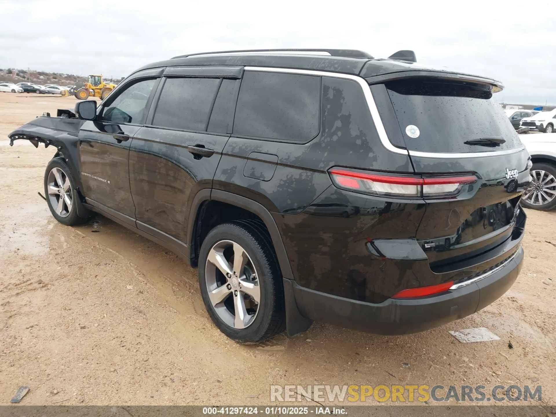 3 fotografías del automóvil dañado 1C4RJJBG7M8208324 JEEP GRAND CHEROKEE L 2021