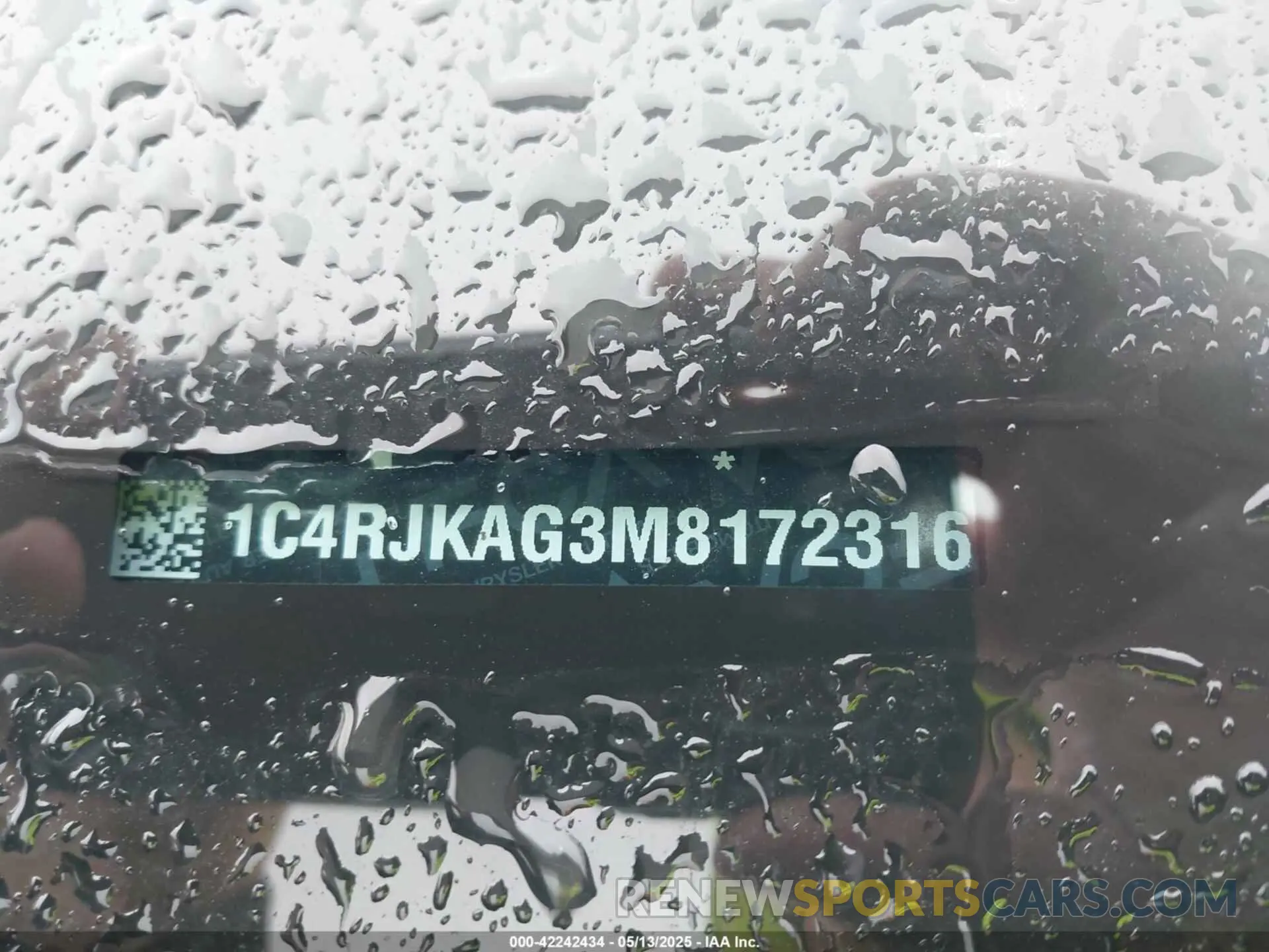 9 fotografías del automóvil dañado 1C4RJKAG3M8172316 JEEP GRAND CHEROKEE L 2021