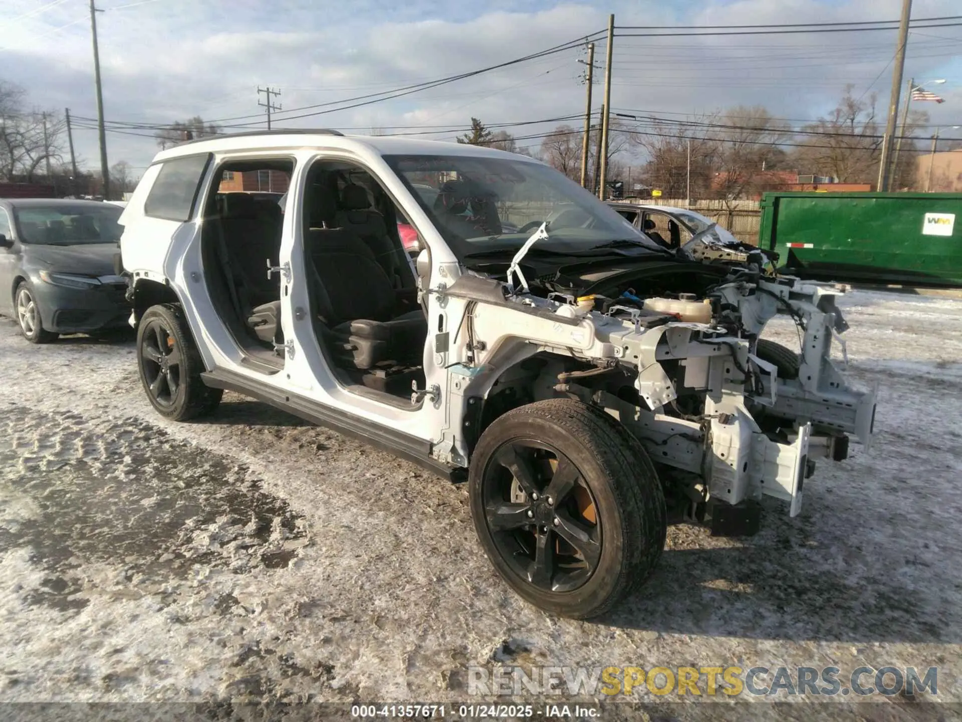 1 fotografías del automóvil dañado 1C4RJKAG6M8186114 JEEP GRAND CHEROKEE L 2021